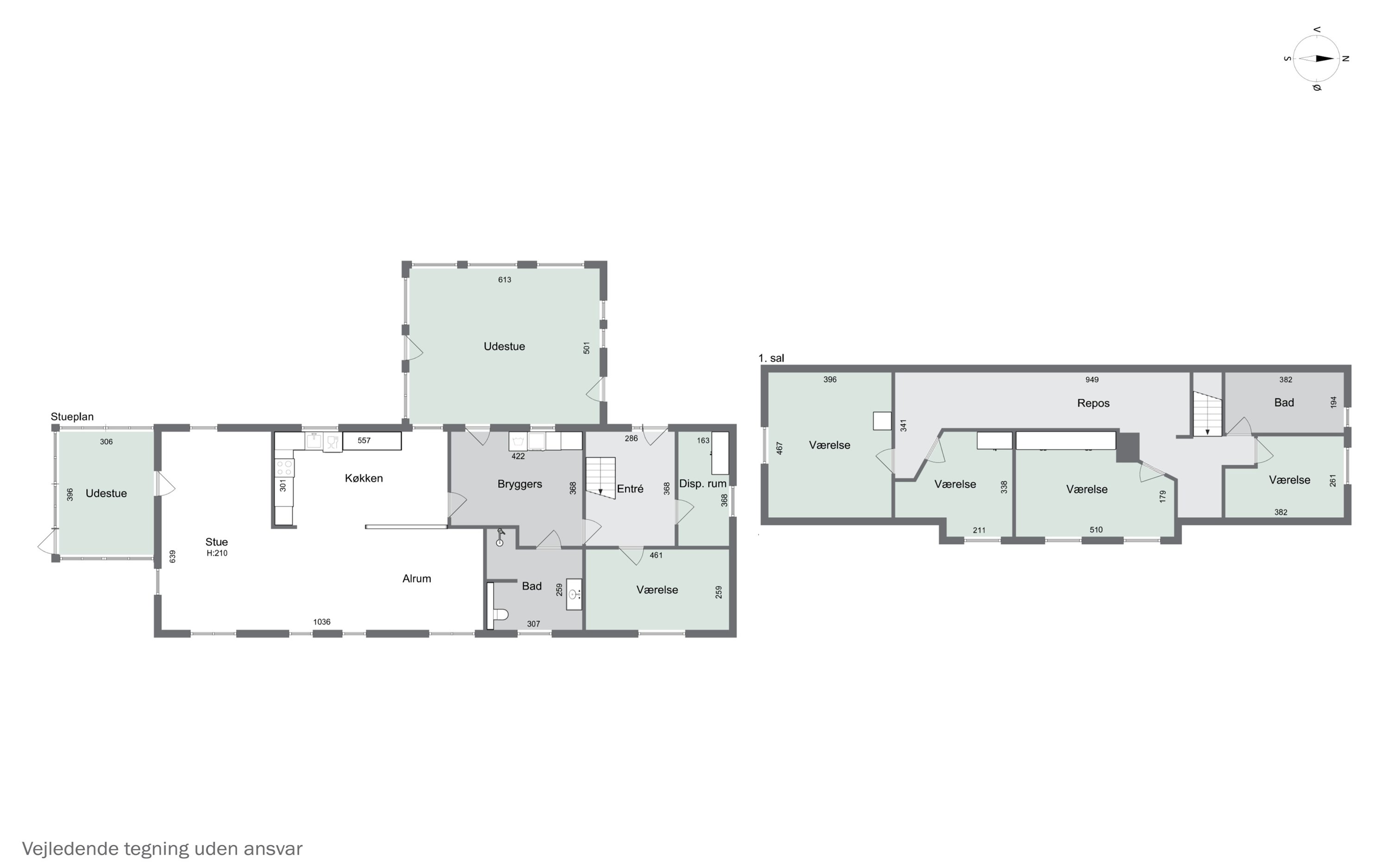 Plantegninger billede af Vorringvej 6, Tved, 7700 Thisted