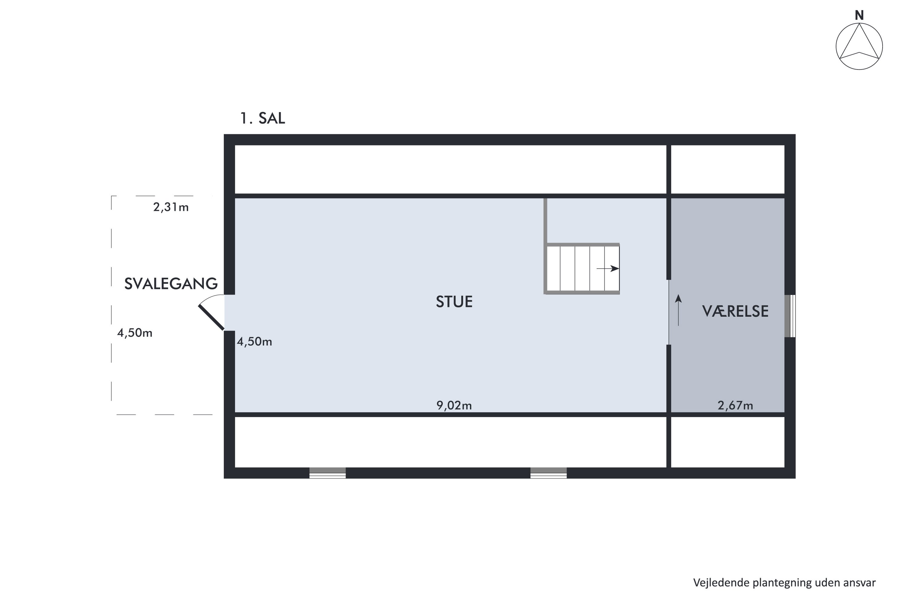 Plantegninger billede af Vodskov Kirkevej 29, 9310 Vodskov
