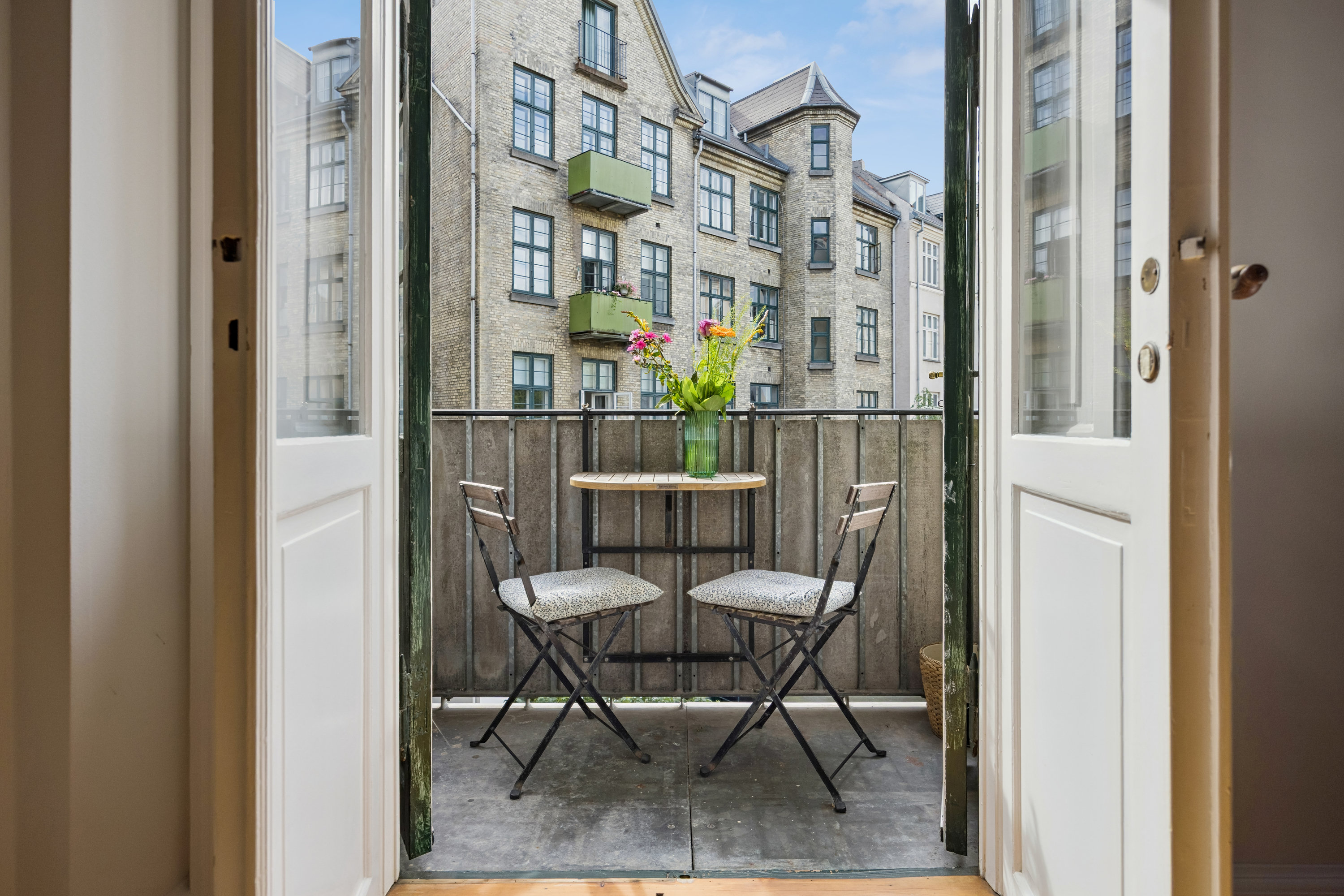 Fremhævet altan billede i fuldskærmstilstand. Billede af H.C. Ørsteds Vej 23, 2. tv., 1879 Frederiksberg C