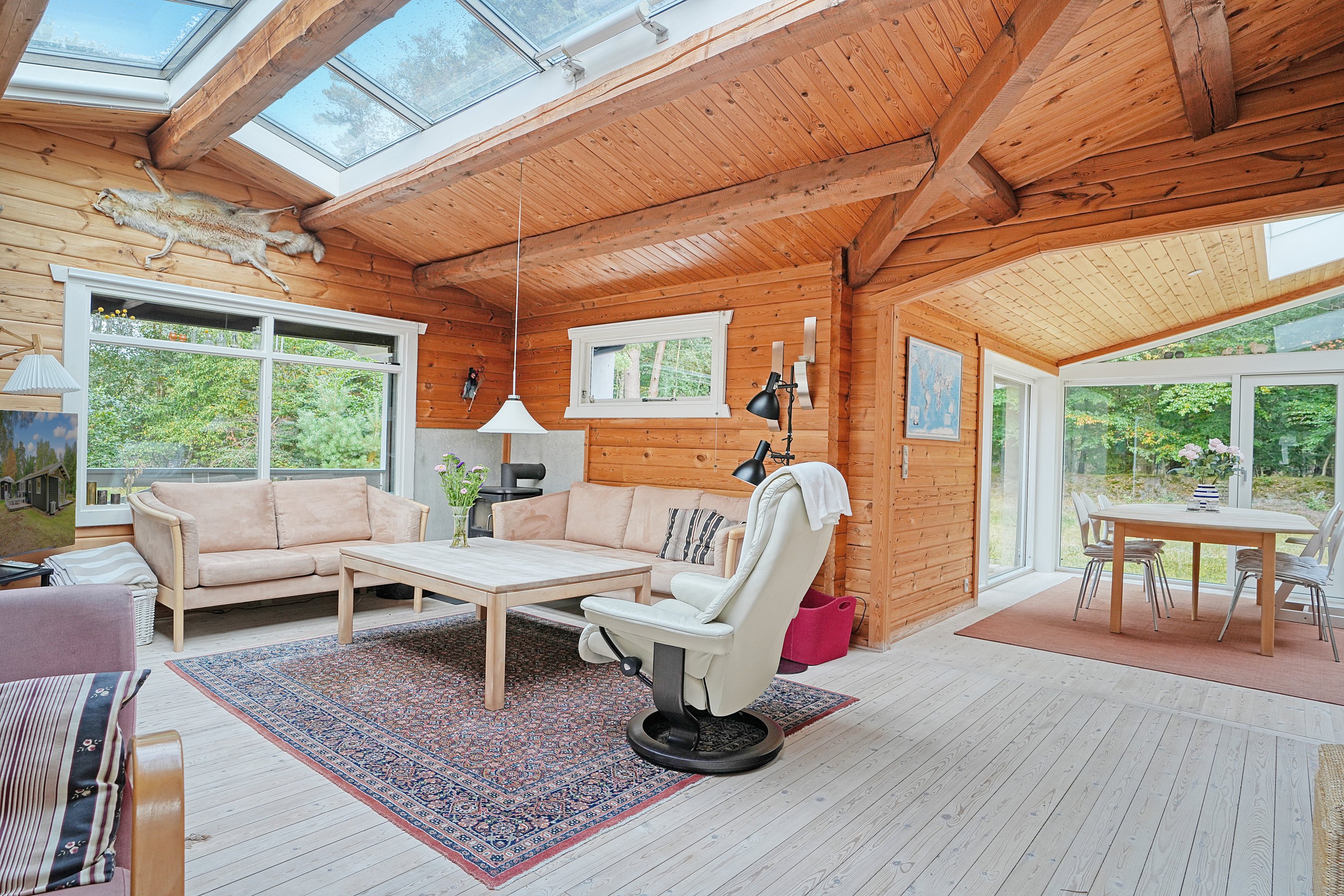 Fremhævet stue billede i fuldskærmstilstand. Billede af Hjortevej 31, 4581 Rørvig