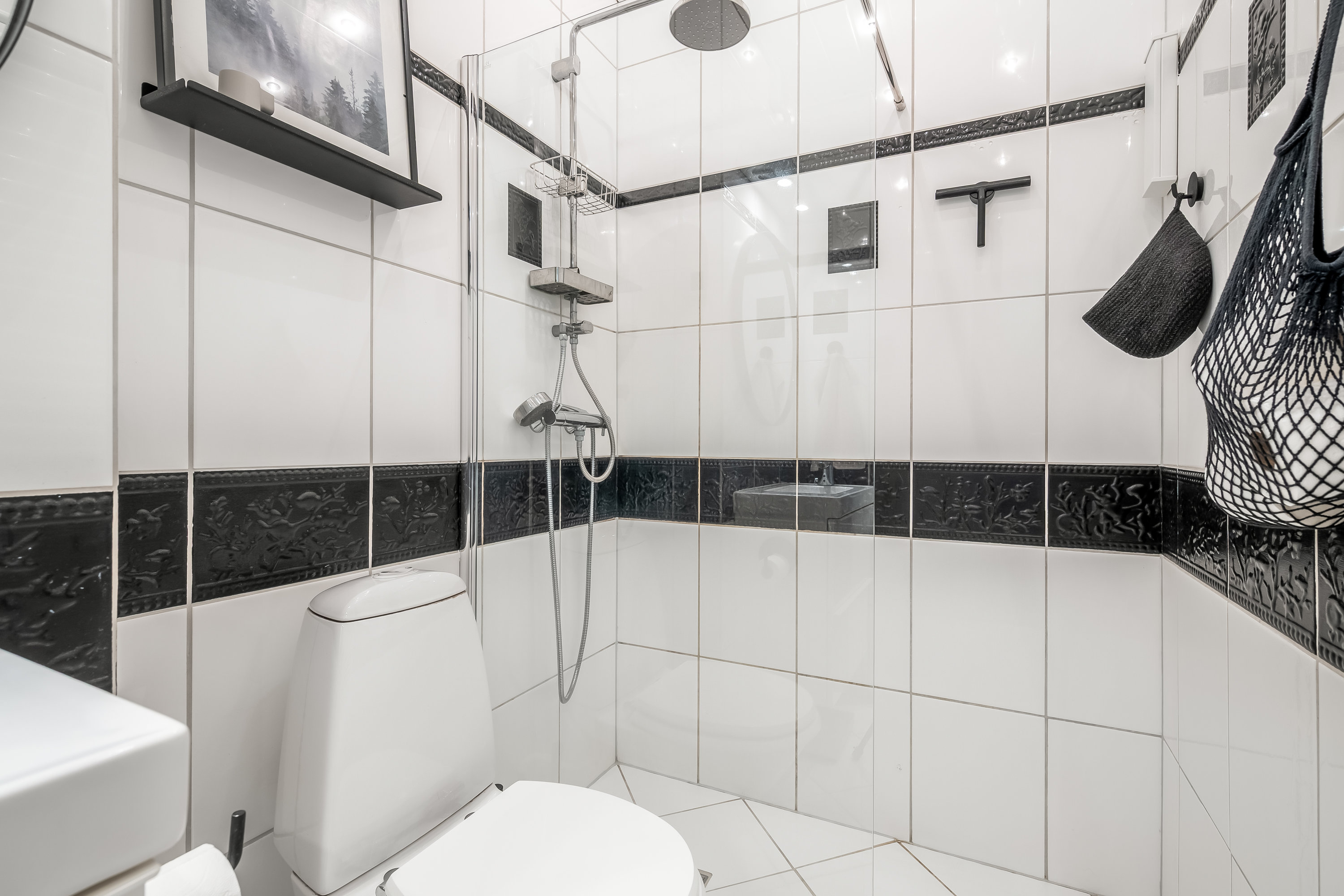 Fremhævet badeværelse billede i fuldskærmstilstand. Billede af Strandvejen 61C, 1. 207., Fanø Bad, 6720 Fanø