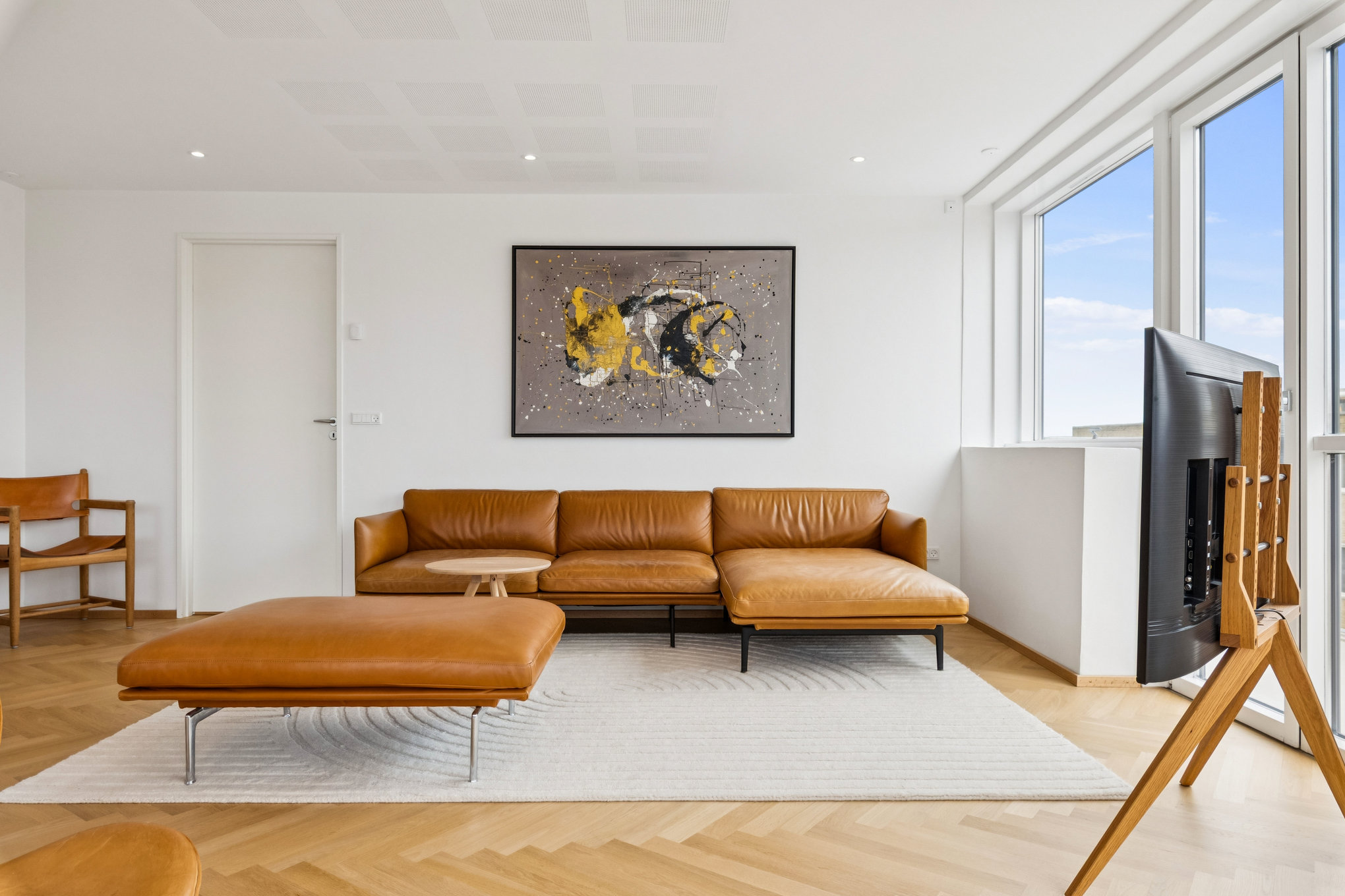 Fremhævet stue billede i fuldskærmstilstand. Billede af Østervold 15, 3. th., 8900 Randers C