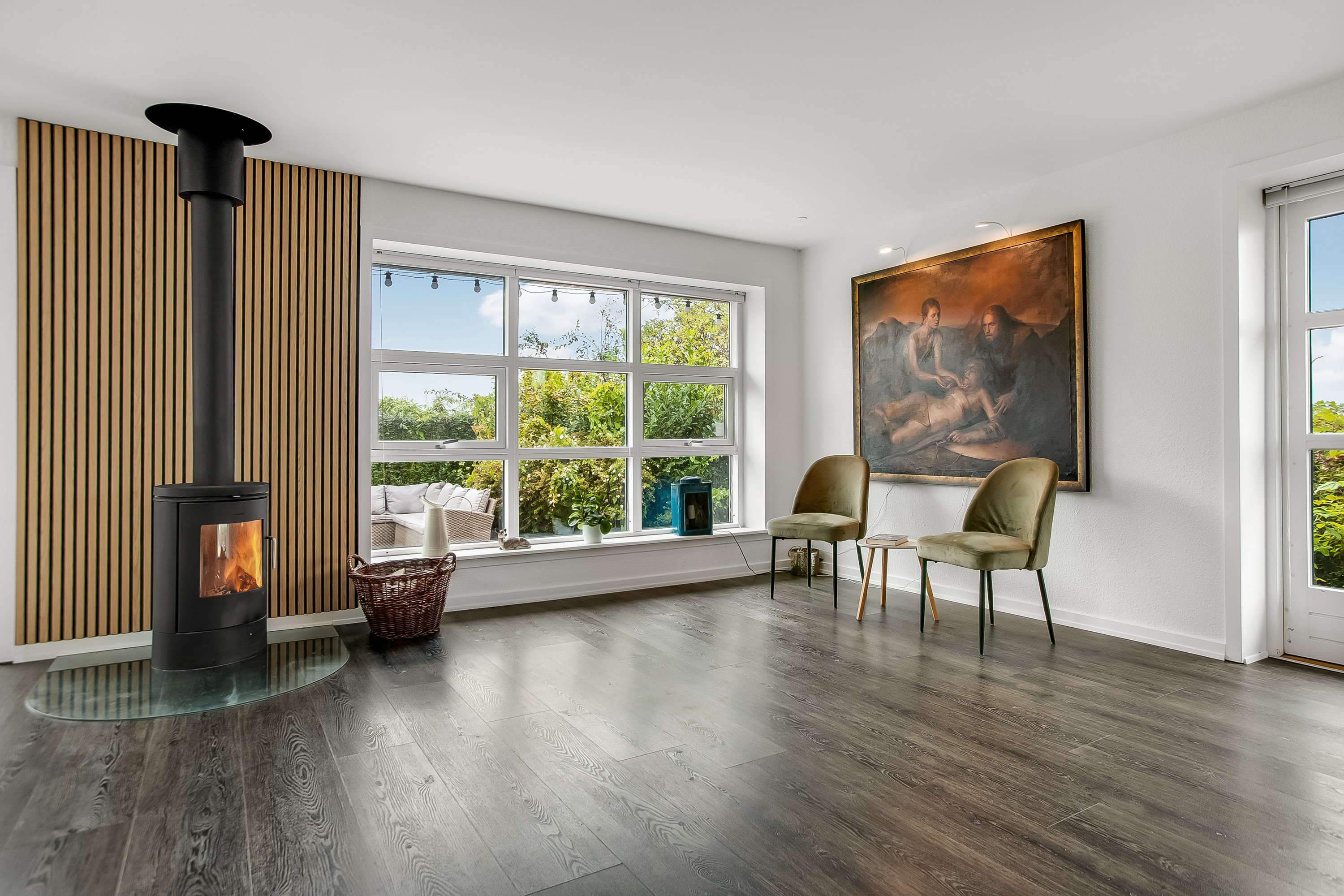 Fremhævet stue billede i fuldskærmstilstand. Billede af Løvelvej 6, Seest, 6000 Kolding