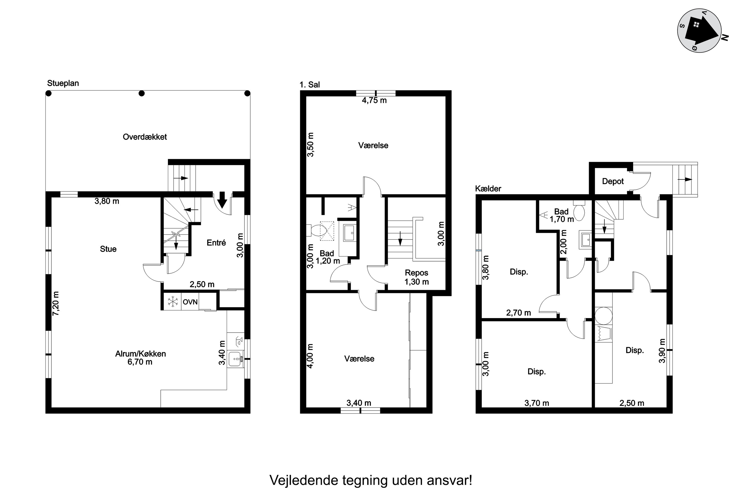 Plantegninger billede af Birkalle 13, 6900 Skjern