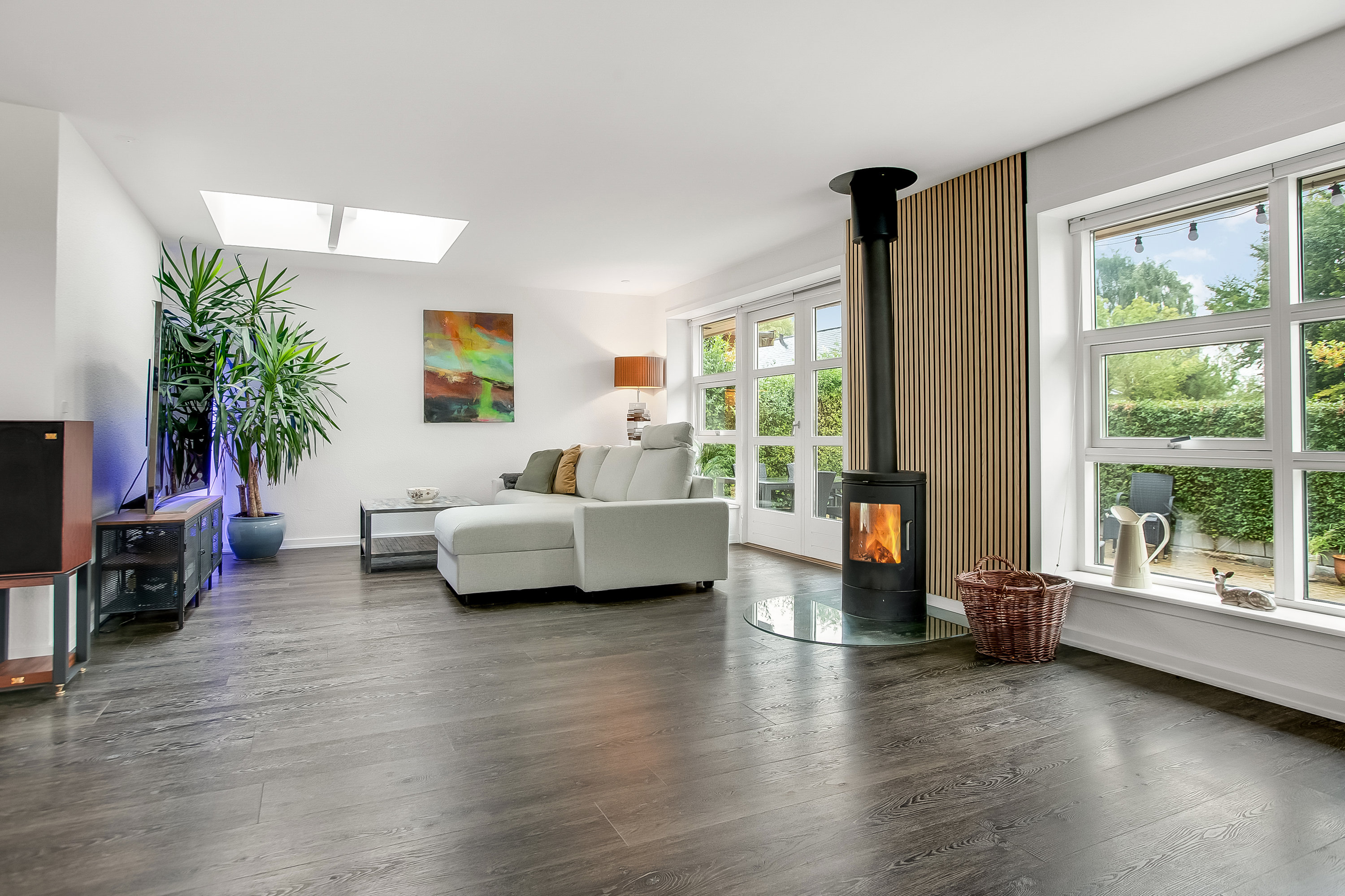 Fremhævet stue billede i fuldskærmstilstand. Billede af Løvelvej 6, Seest, 6000 Kolding