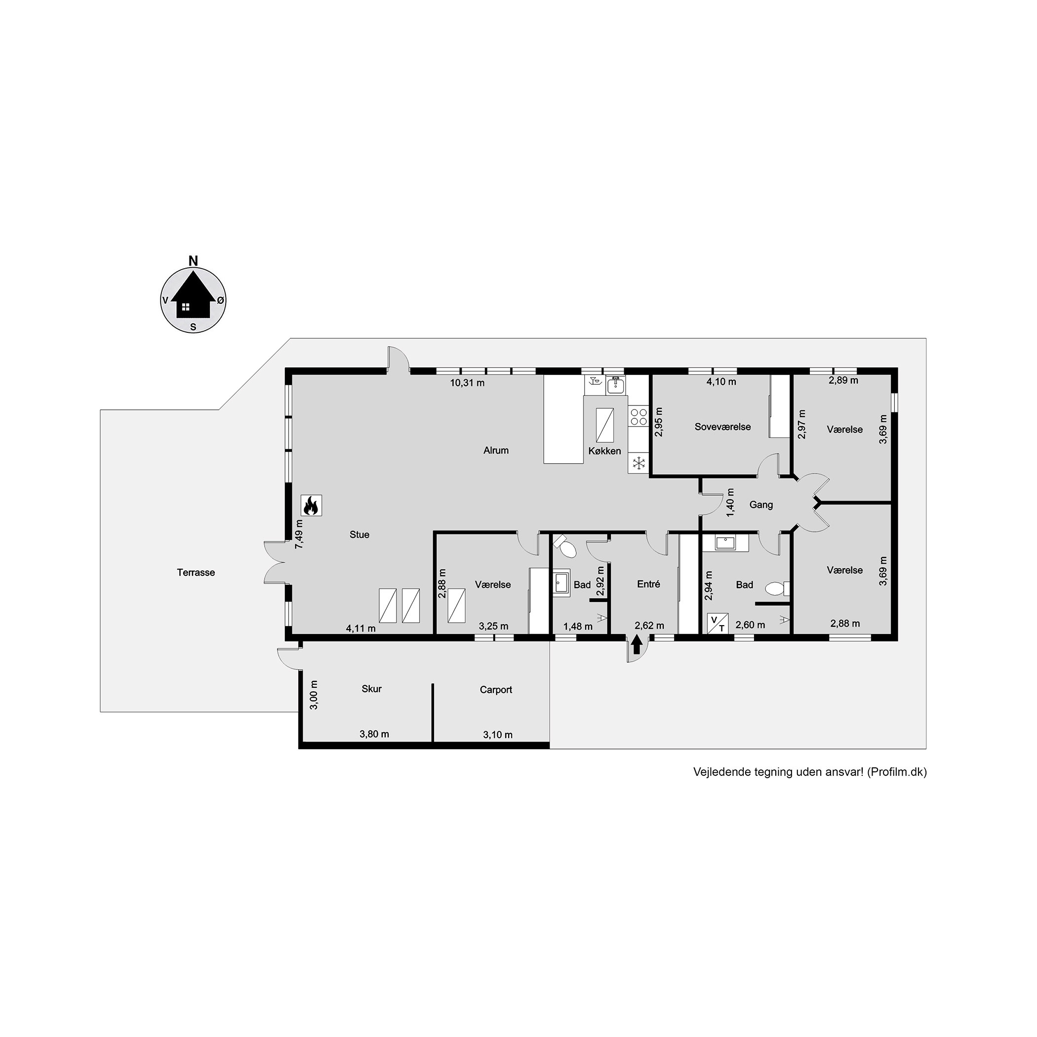 Plantegninger billede af Løvelvej 6, Seest, 6000 Kolding