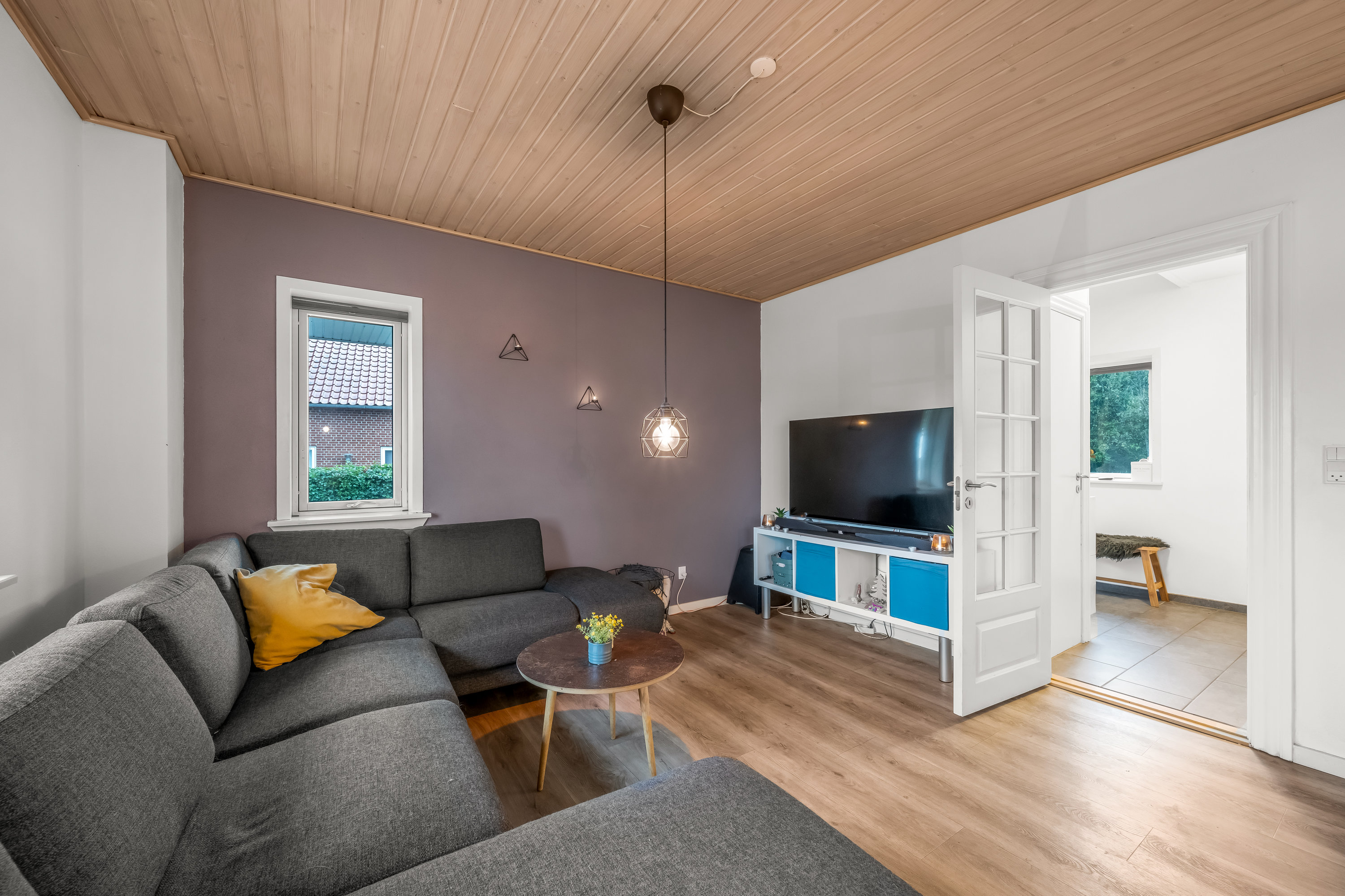 Fremhævet stue billede i fuldskærmstilstand. Billede af Birkalle 13, 6900 Skjern