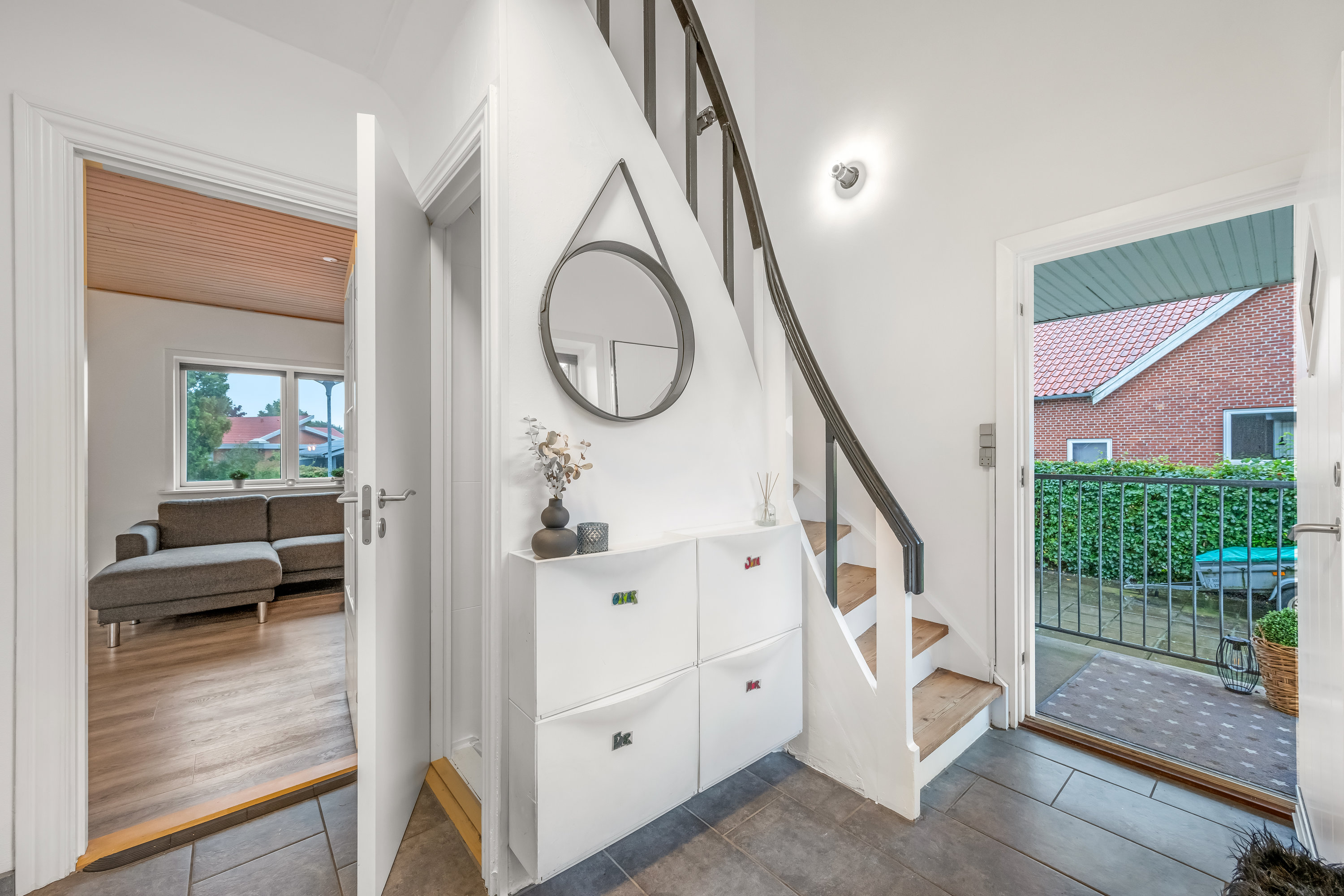 Fremhævet trappe  billede i fuldskærmstilstand. Billede af Birkalle 13, 6900 Skjern