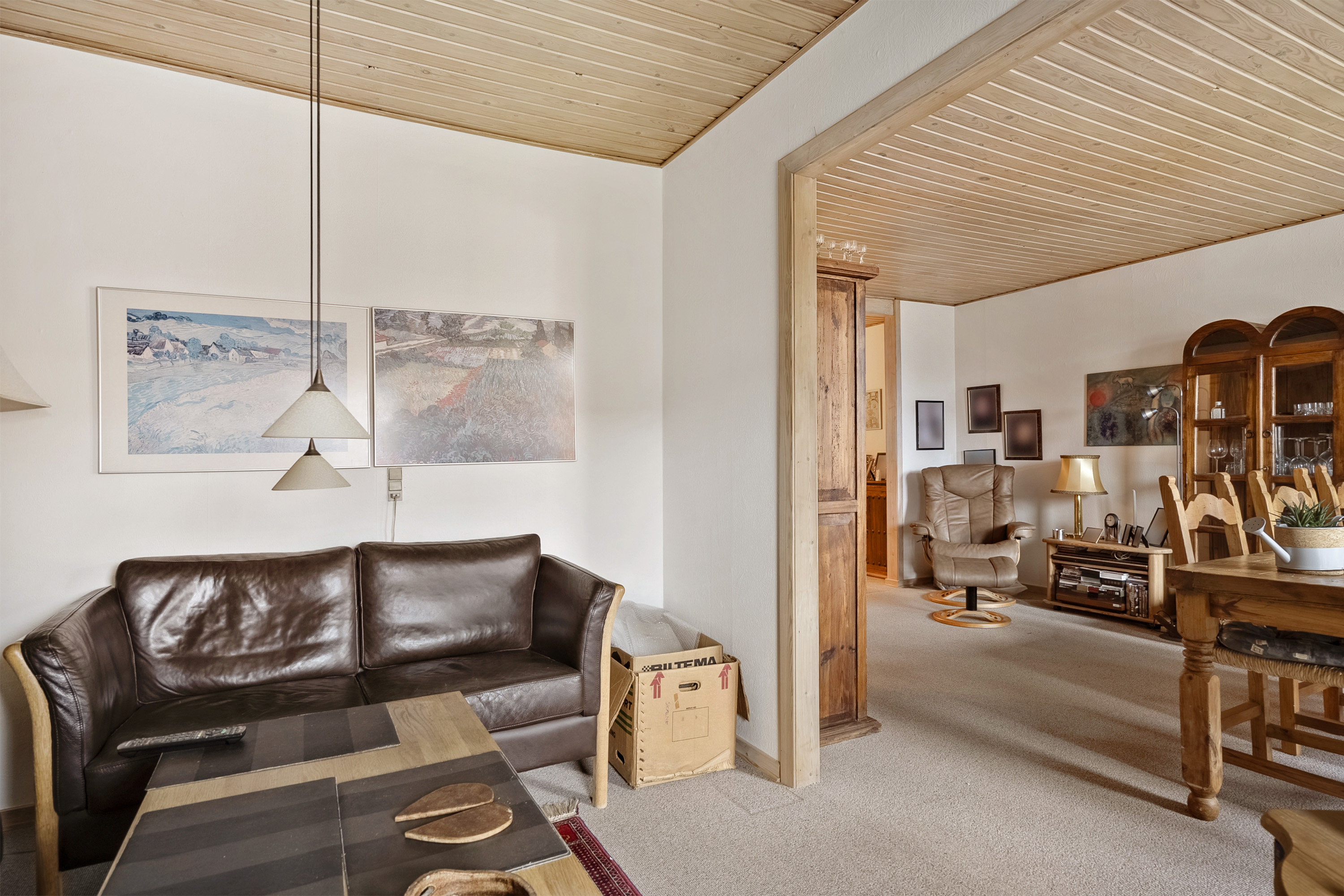 Fremhævet stue billede i fuldskærmstilstand. Billede af Nørrevold 11C, 1. tv., 6800 Varde