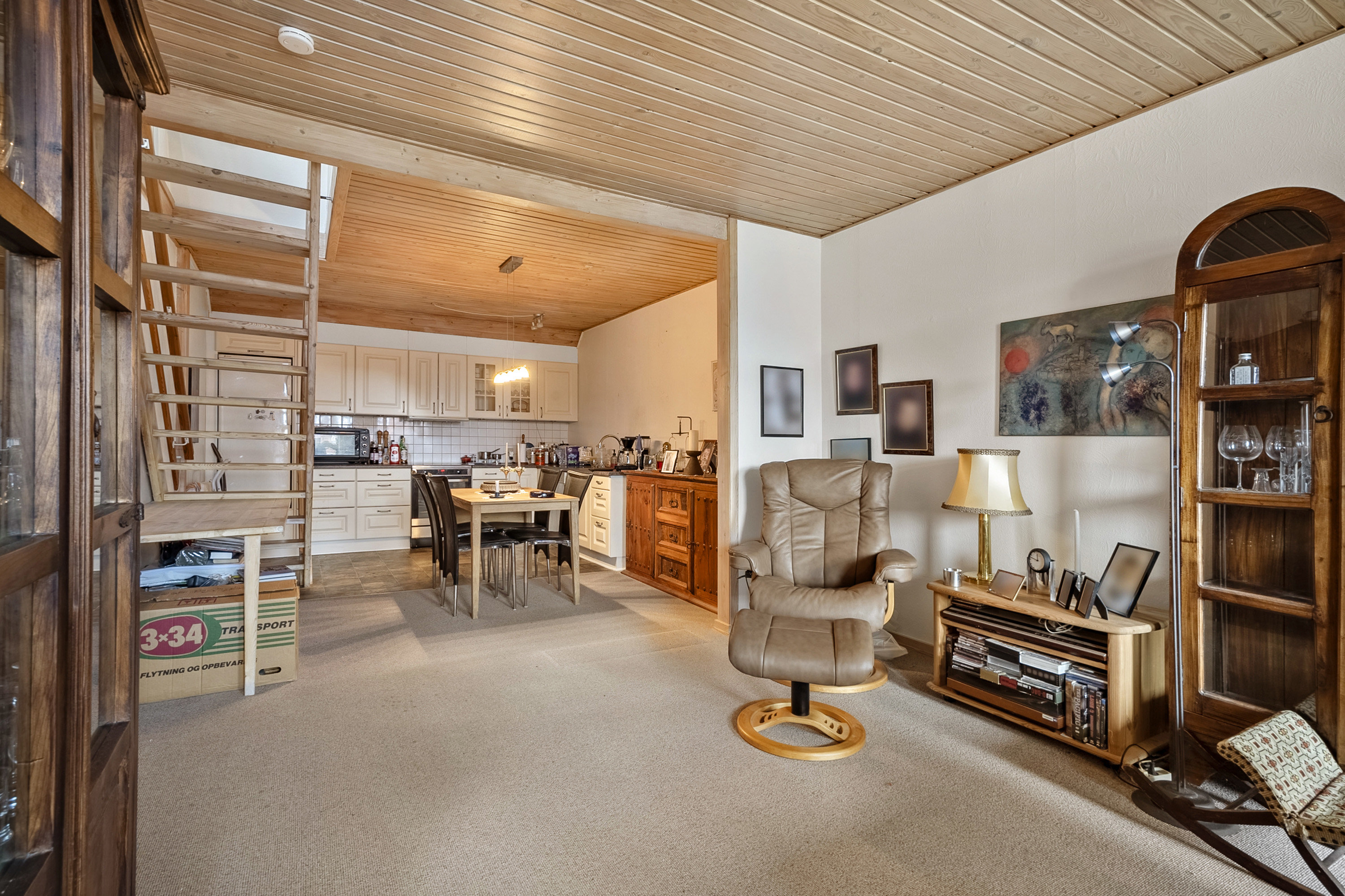 Fremhævet stue billede i fuldskærmstilstand. Billede af Nørrevold 11C, 1. tv., 6800 Varde