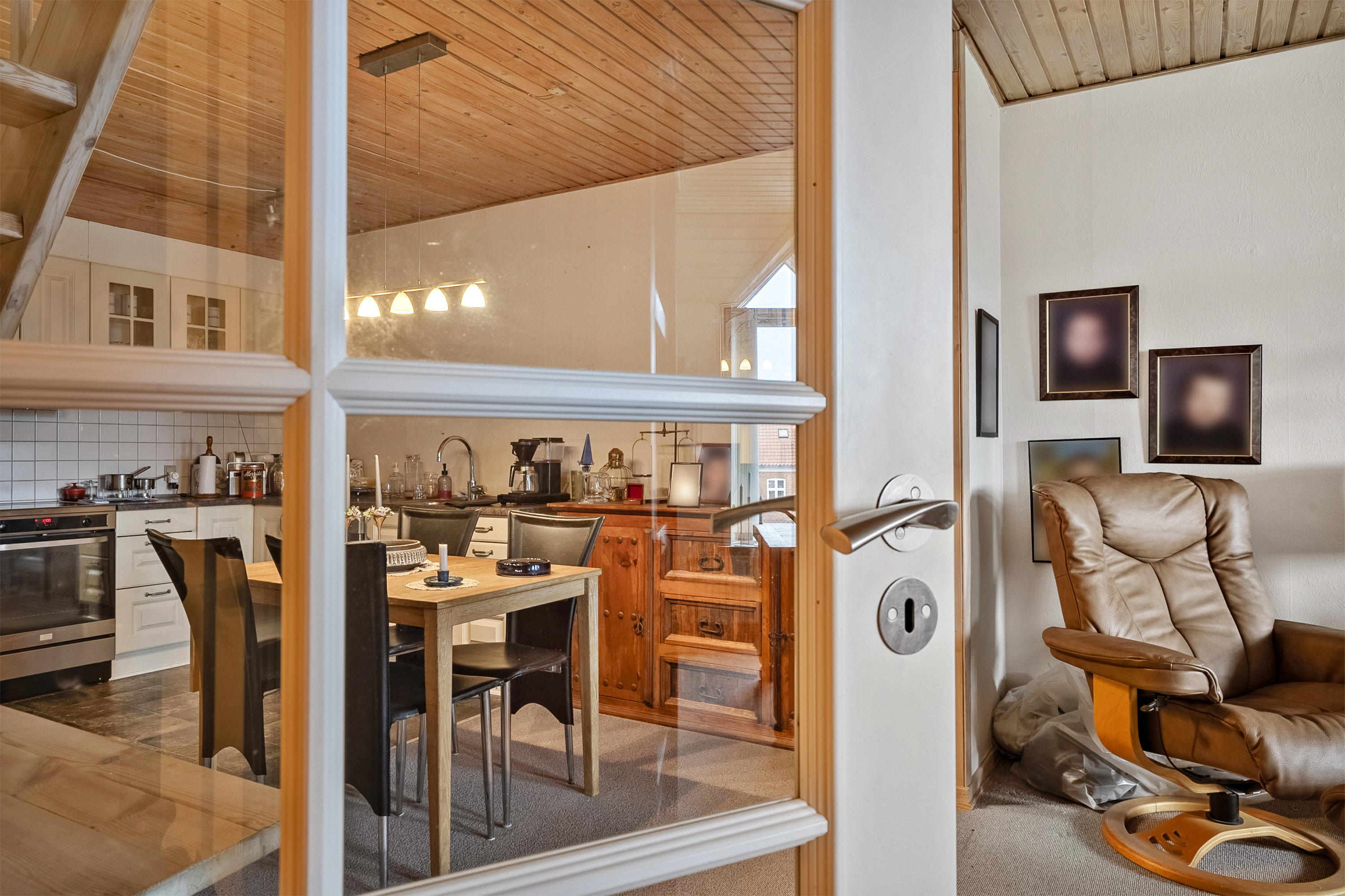 Fremhævet stue billede i fuldskærmstilstand. Billede af Nørrevold 11C, 1. tv., 6800 Varde