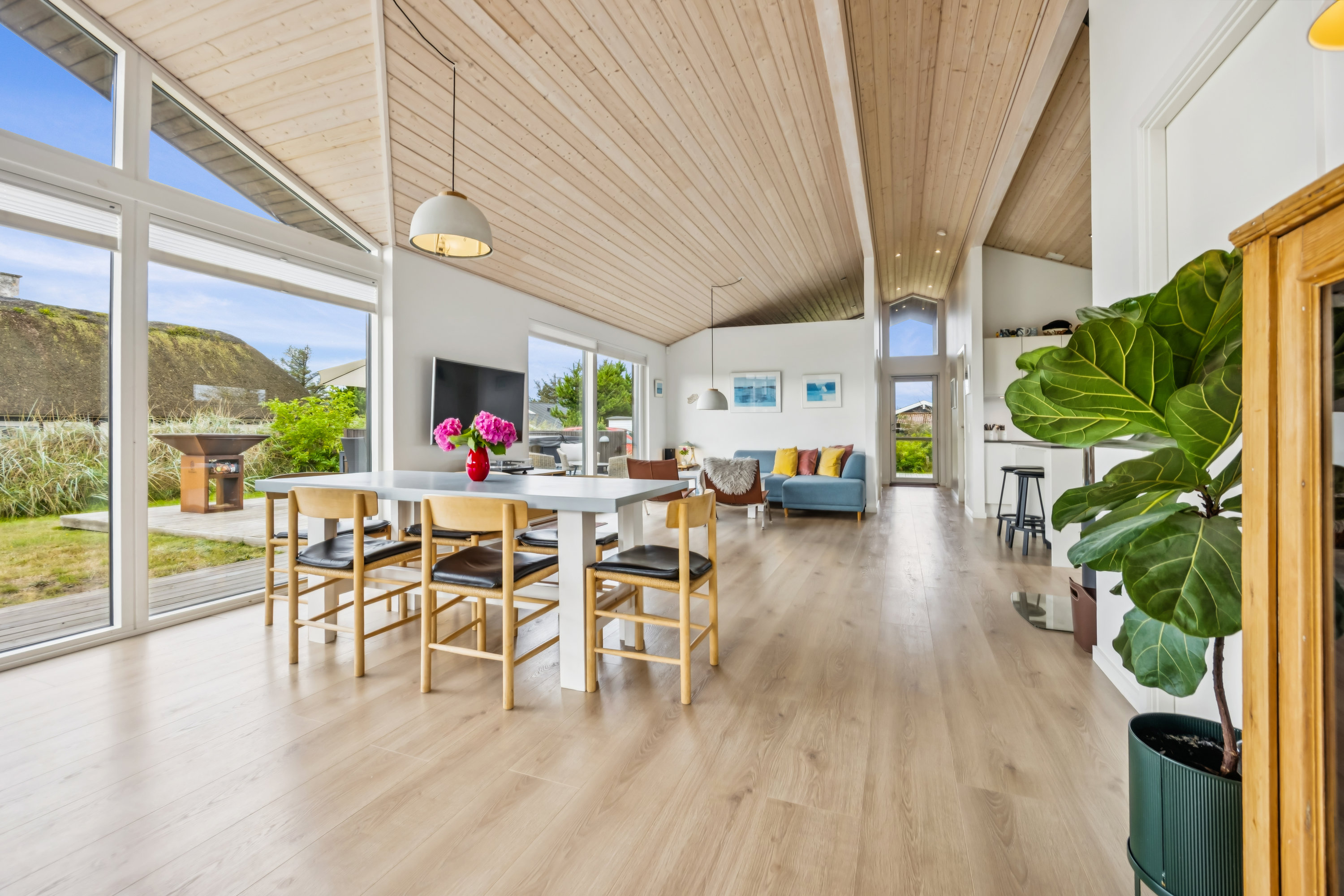 Fremhævet stue billede i fuldskærmstilstand. Billede af Ribergaardsvej 7, 9492 Blokhus