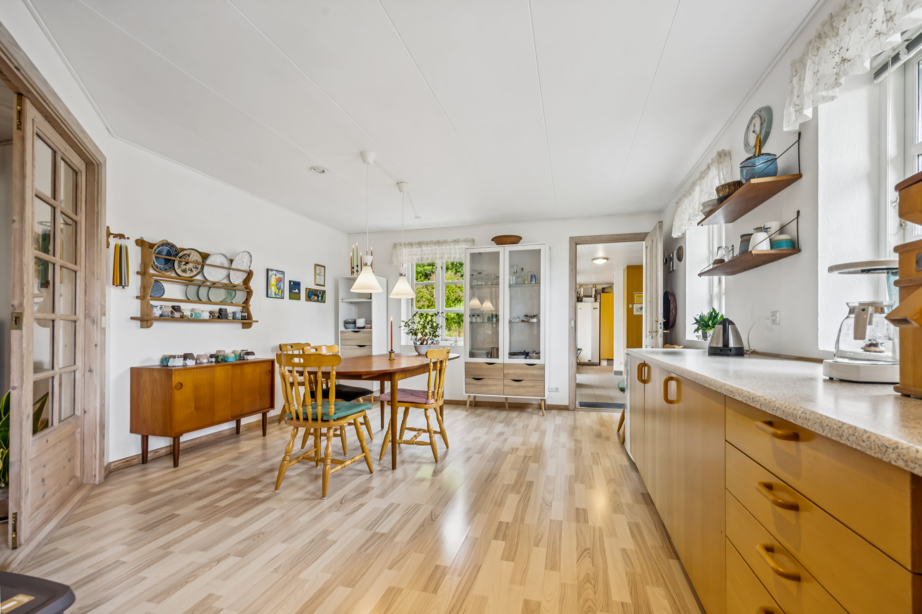 Fremhævet køkken billede i fuldskærmstilstand. Billede af Ejstrupvej 11, Tranum, 9460 Brovst