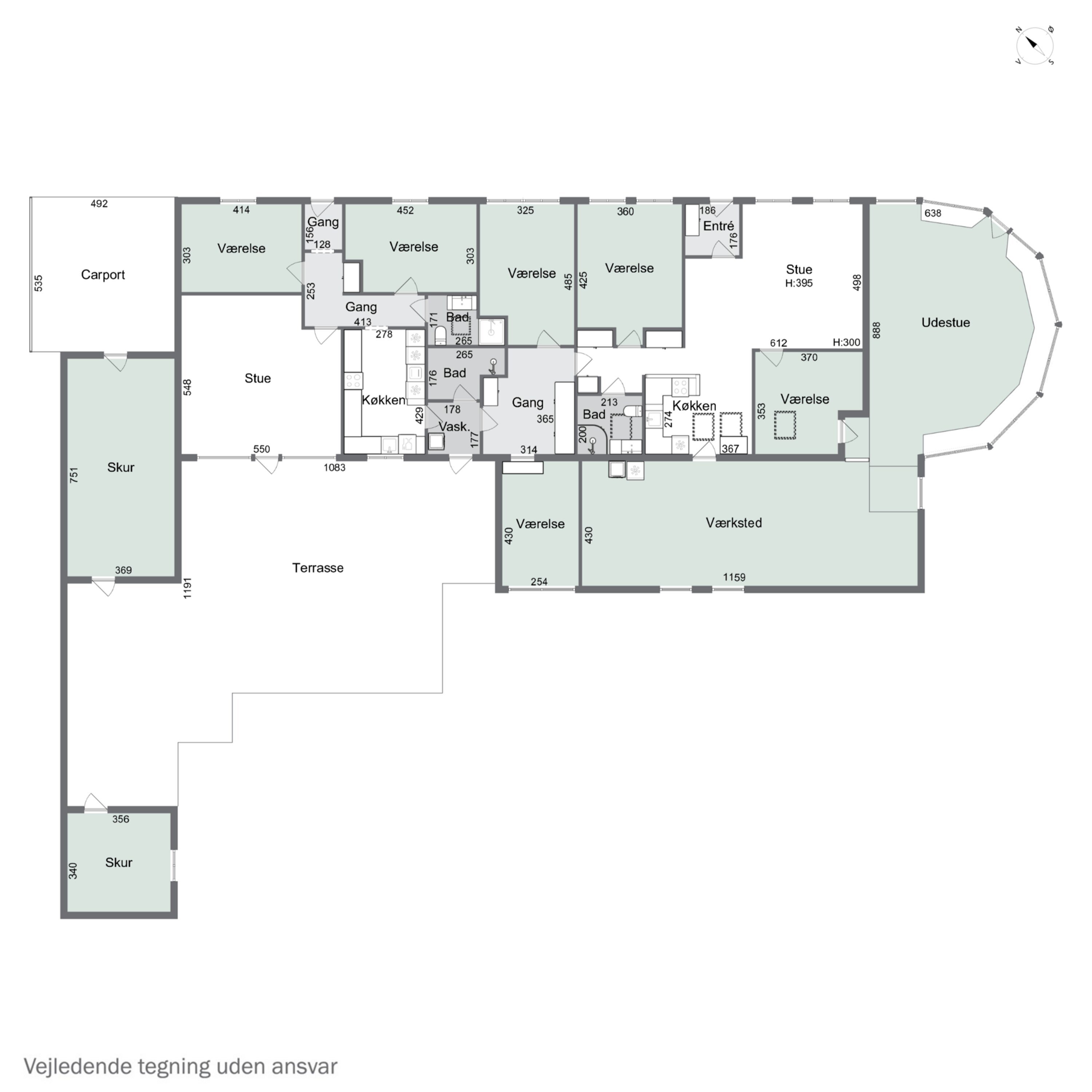 Plantegninger billede af Osvej 1, 4040 Jyllinge