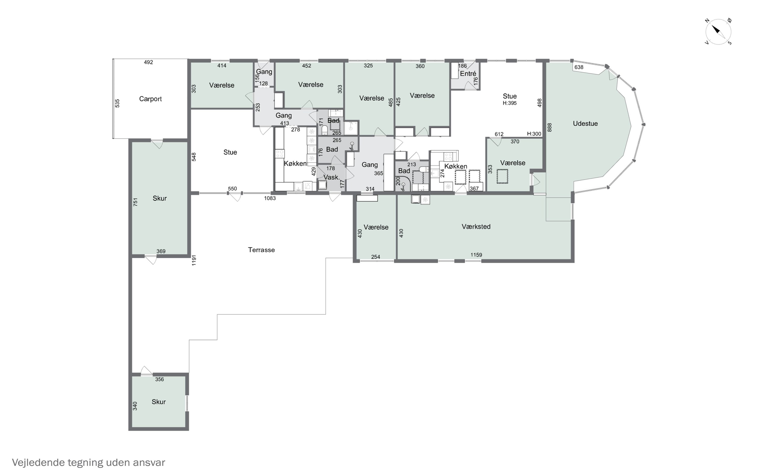 Plantegninger billede af Osvej 1, 4040 Jyllinge