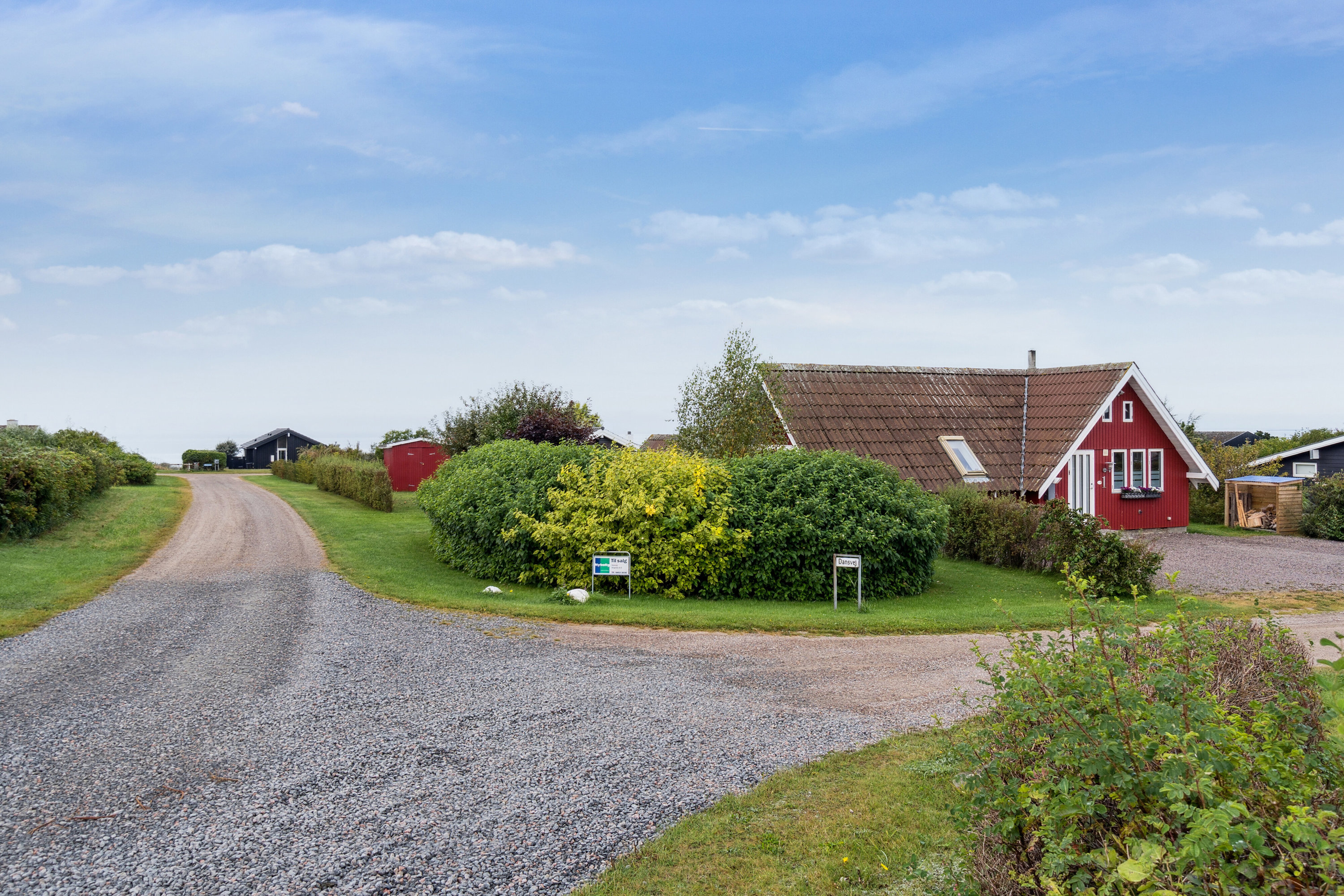 Fremhævet set fra vejen billede i fuldskærmstilstand. Billede af Dansvej 1, Drøsselbjerg, 4200 Slagelse