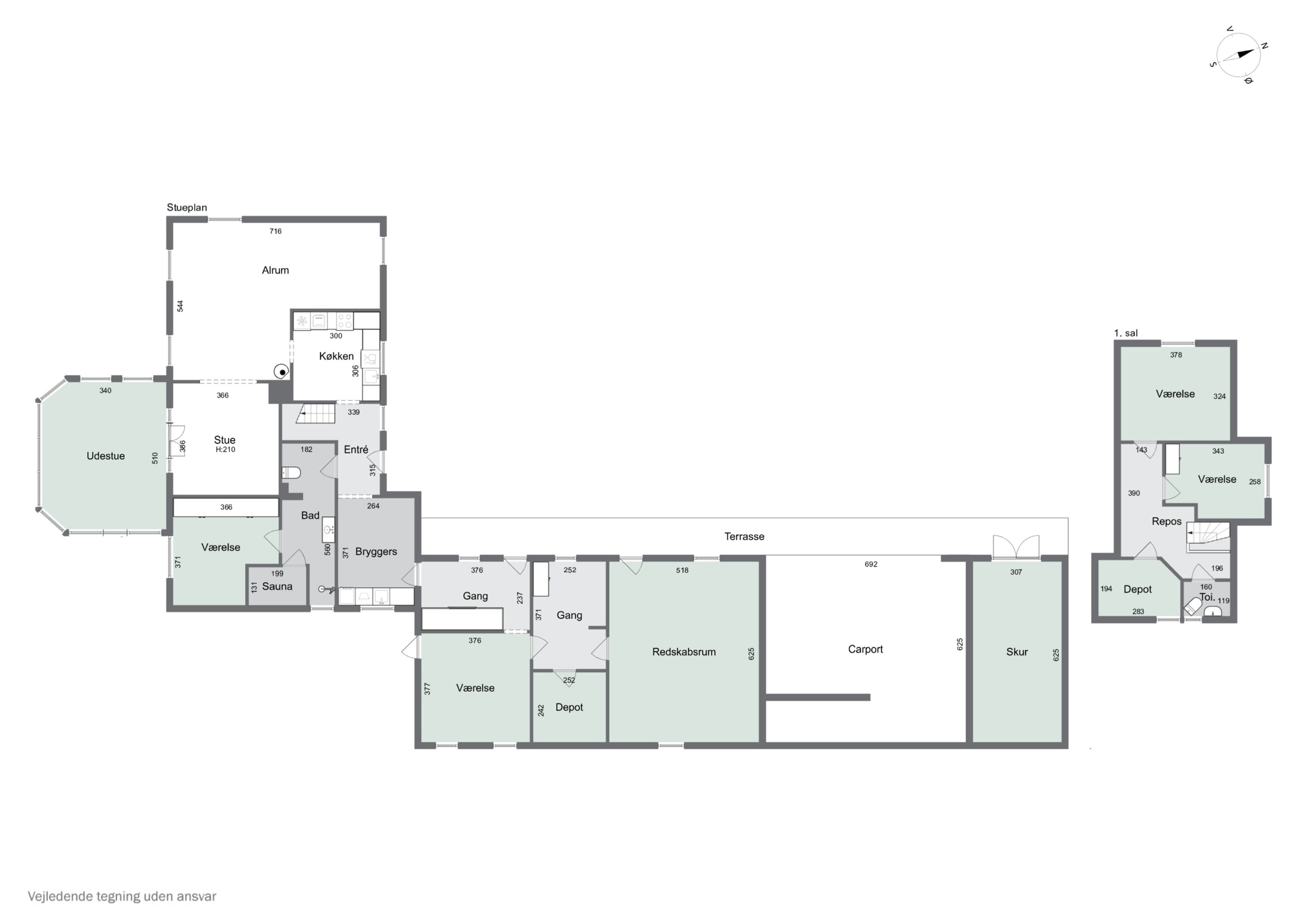 Plantegninger billede af Troldhøjvej 2, Skjoldborg, 7700 Thisted