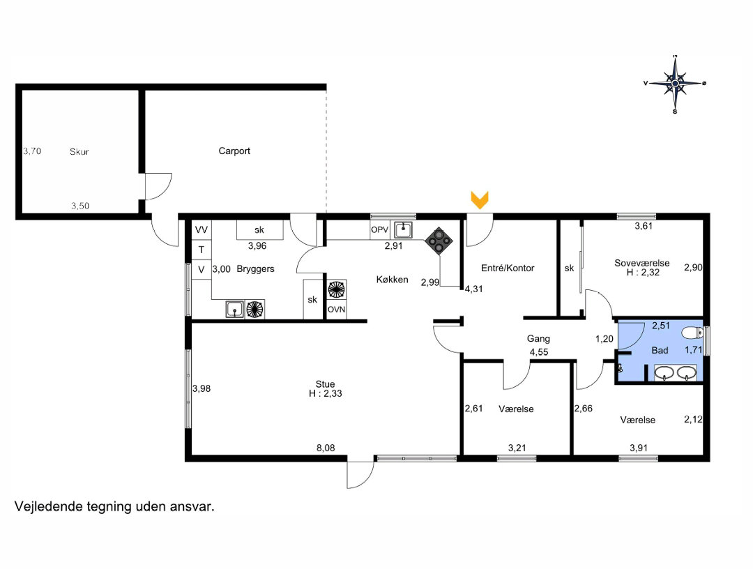 Plantegninger billede af Salomons Brink 24, 5683 Haarby