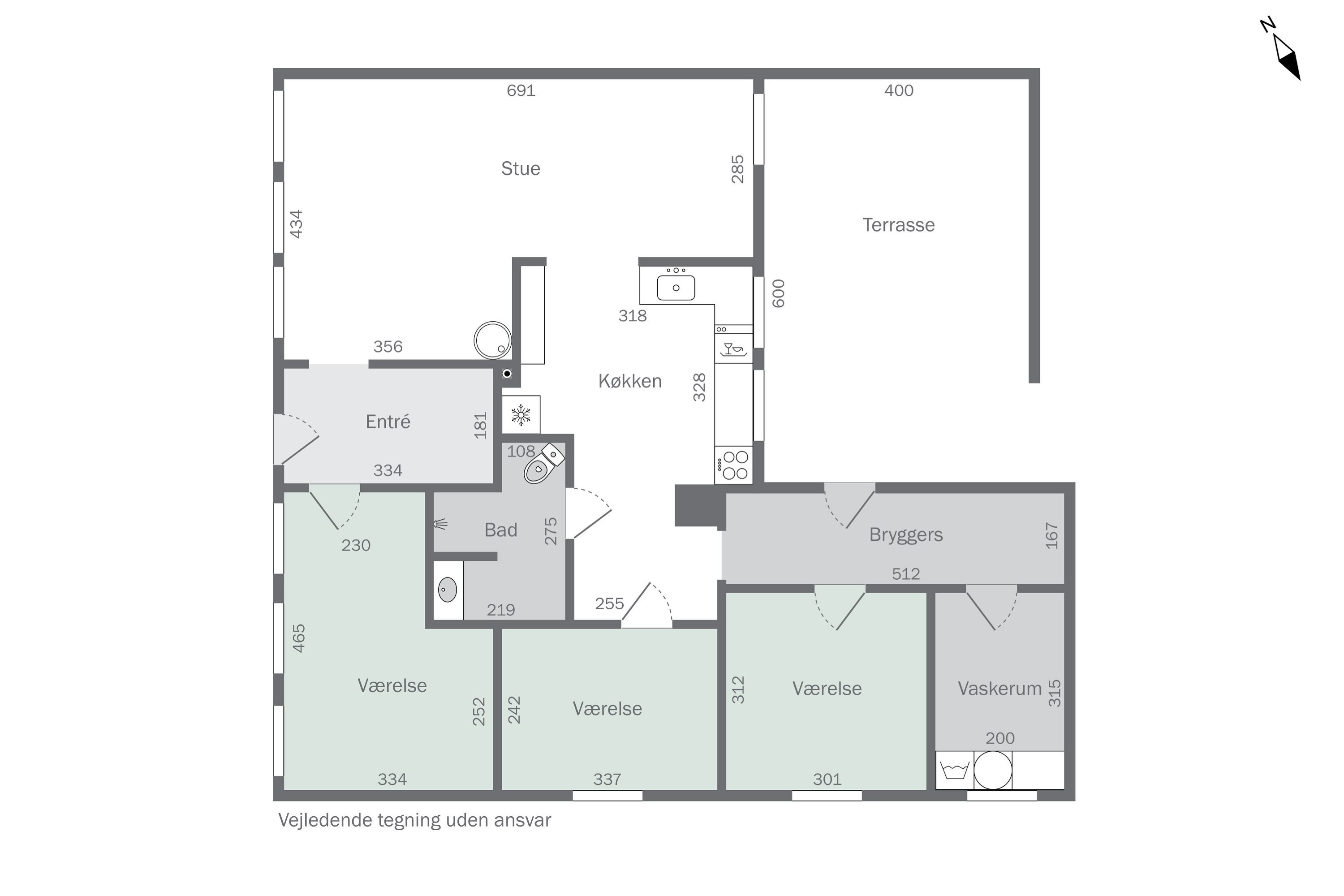 Plantegninger billede af Ramsevej 11, Bøjden, 5600 Faaborg