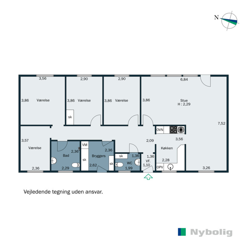 Plantegninger billede af Fyrrelunden 64, 6705 Esbjerg Ø