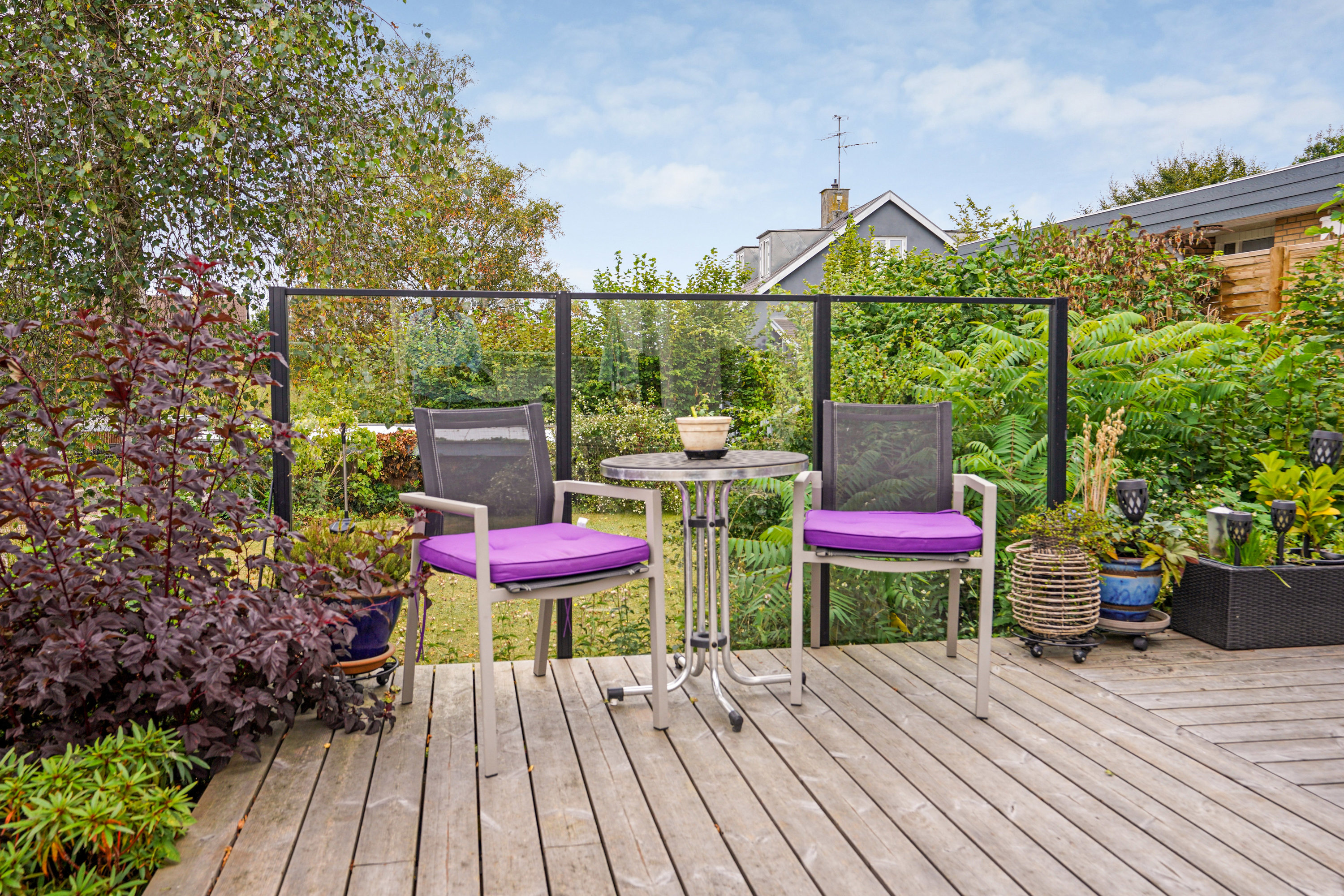 Fremhævet terrasse billede i fuldskærmstilstand. Billede af Kamillavej 4, Strib, 5500 Middelfart