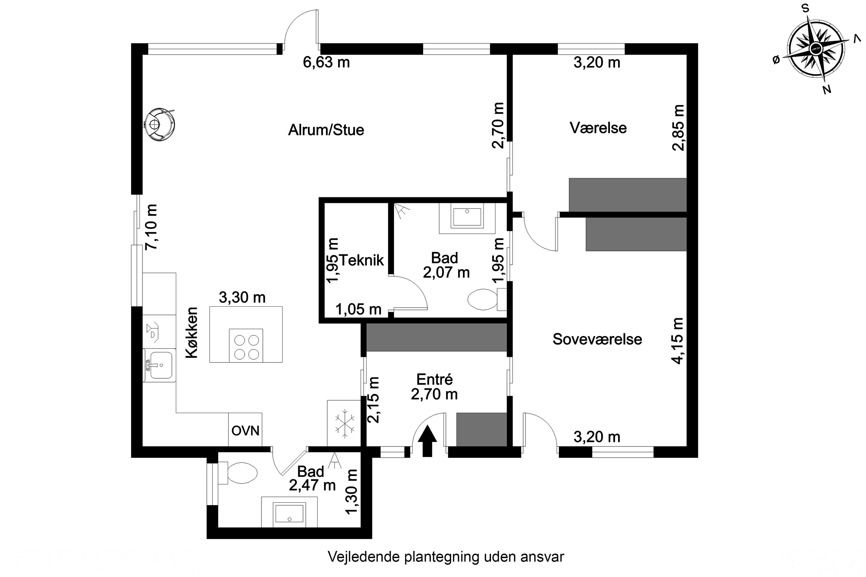 Plantegninger billede af Kamillavej 4, Strib, 5500 Middelfart