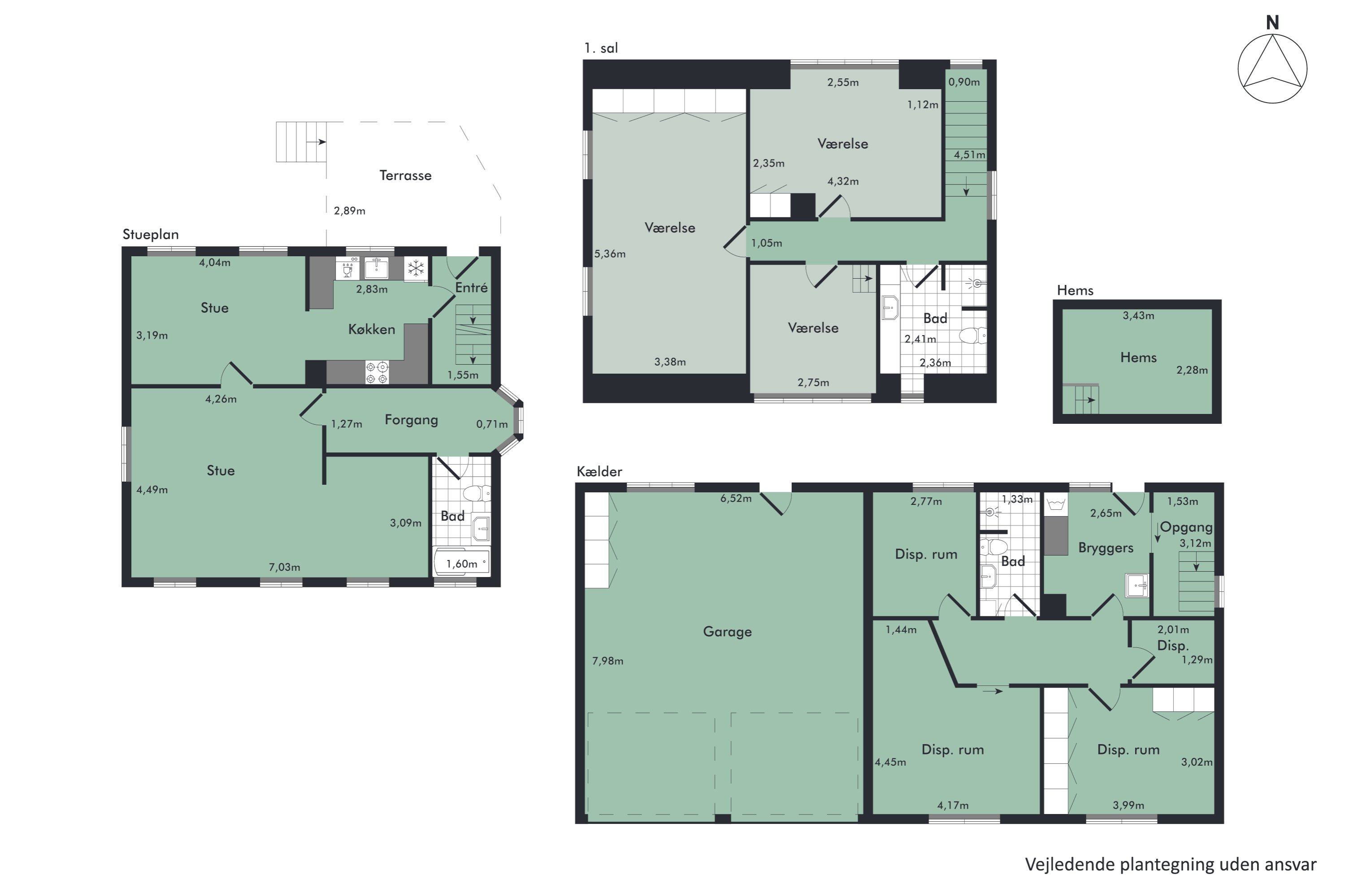 Plantegninger billede af Søndre Dås 18, 7800 Skive