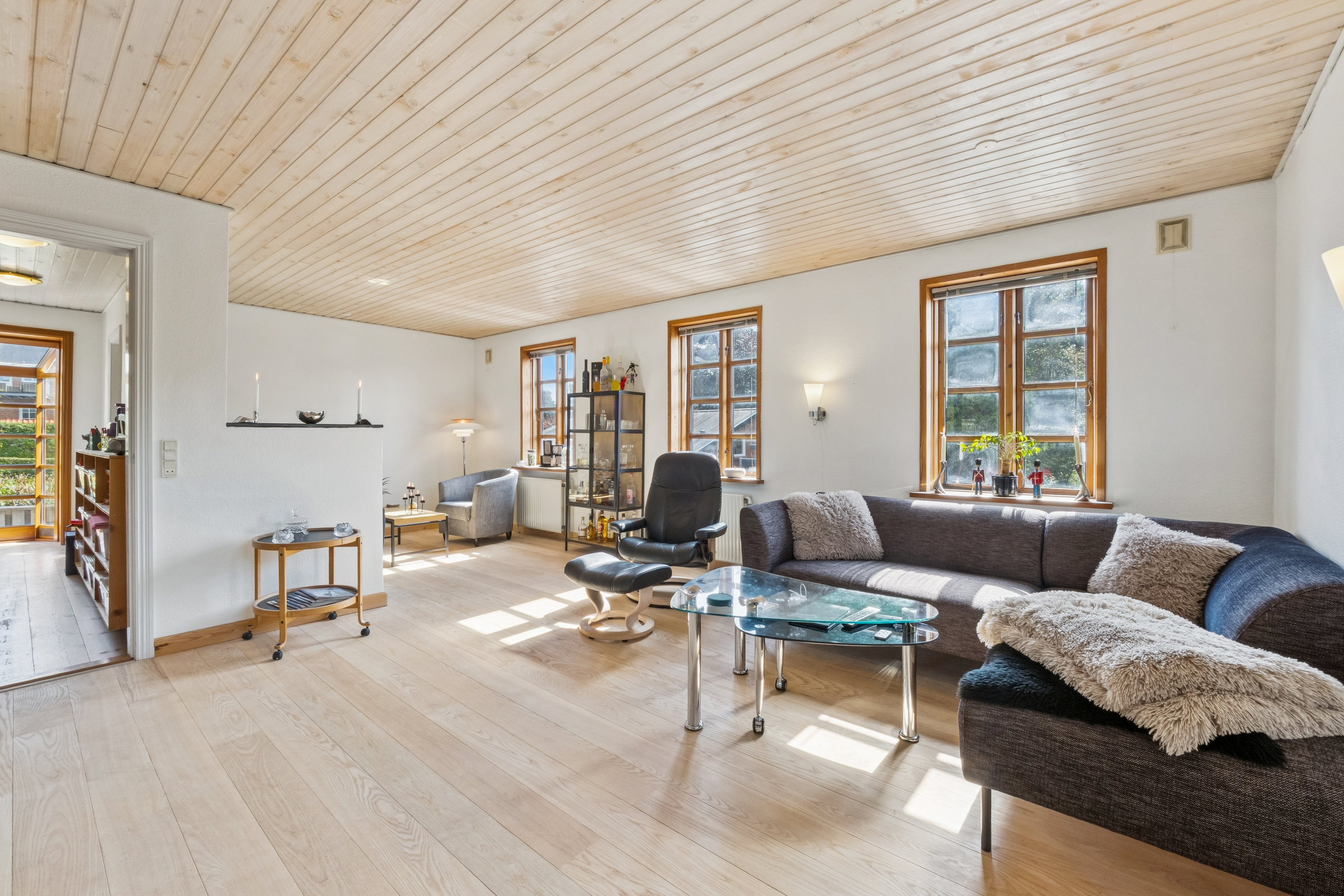 Fremhævet stue billede i fuldskærmstilstand. Billede af Søndre Dås 18, 7800 Skive