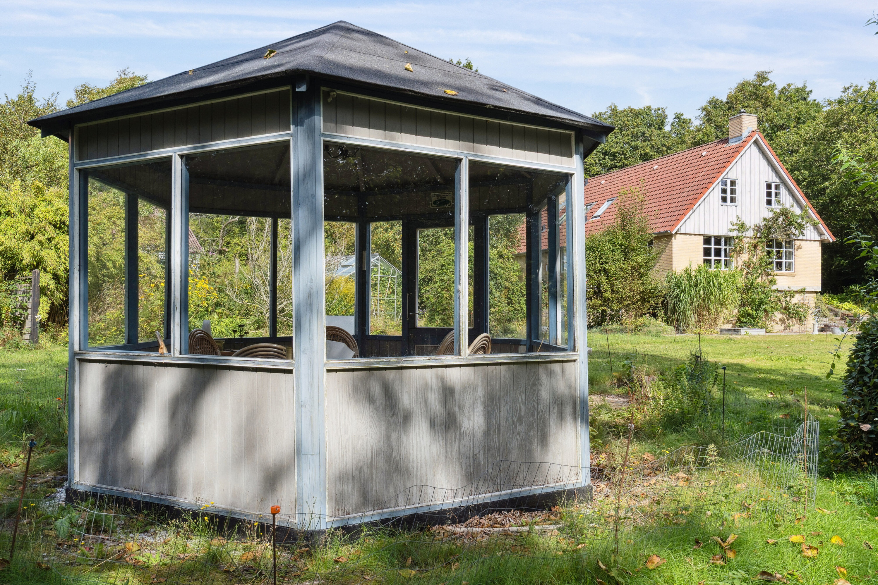 Fremhævet set fra haven billede i fuldskærmstilstand. Billede af Bagterpvej 204, 9800 Hjørring