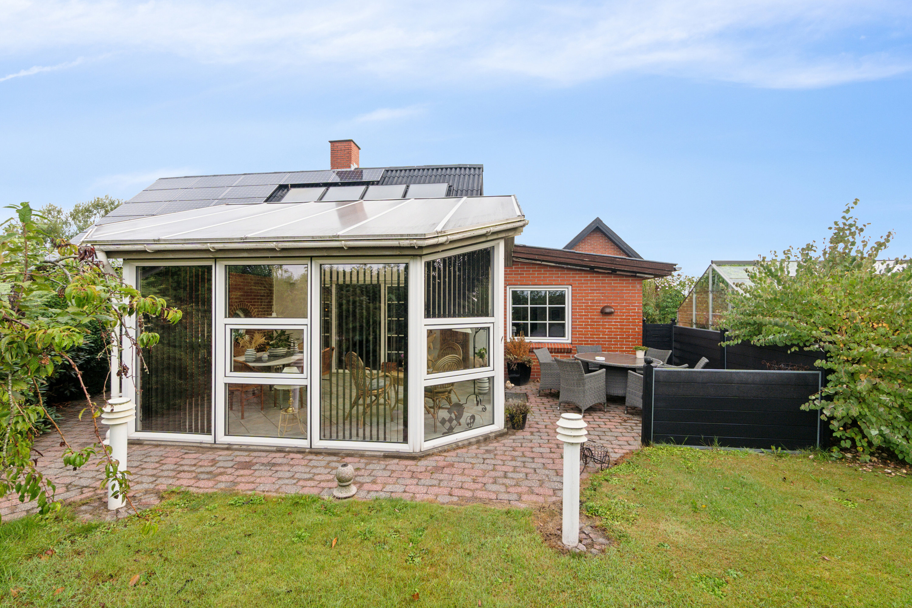 Fremhævet set fra haven billede i fuldskærmstilstand. Billede af Troldhøjvej 2, Skjoldborg, 7700 Thisted