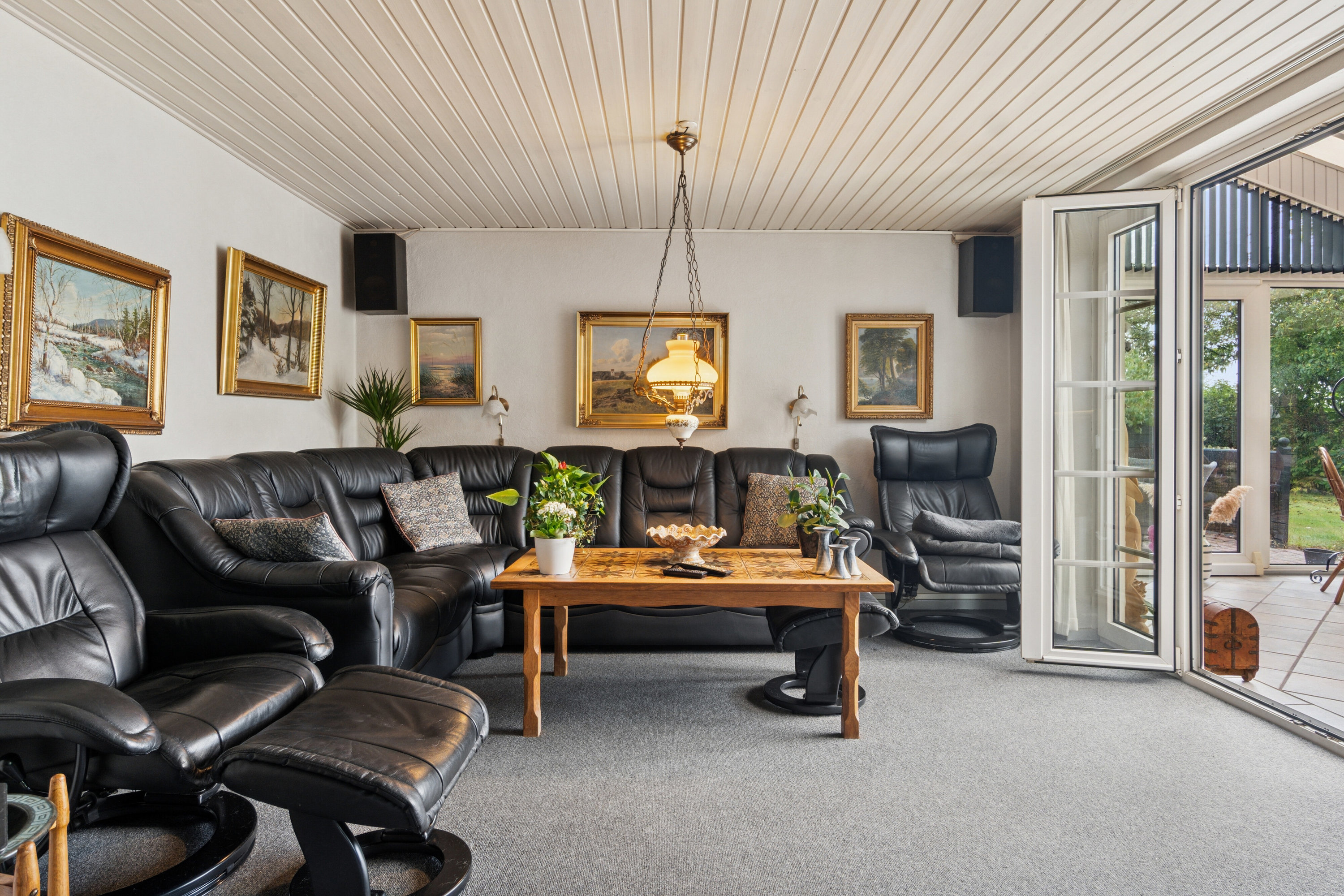 Fremhævet stue billede i fuldskærmstilstand. Billede af Troldhøjvej 2, Skjoldborg, 7700 Thisted