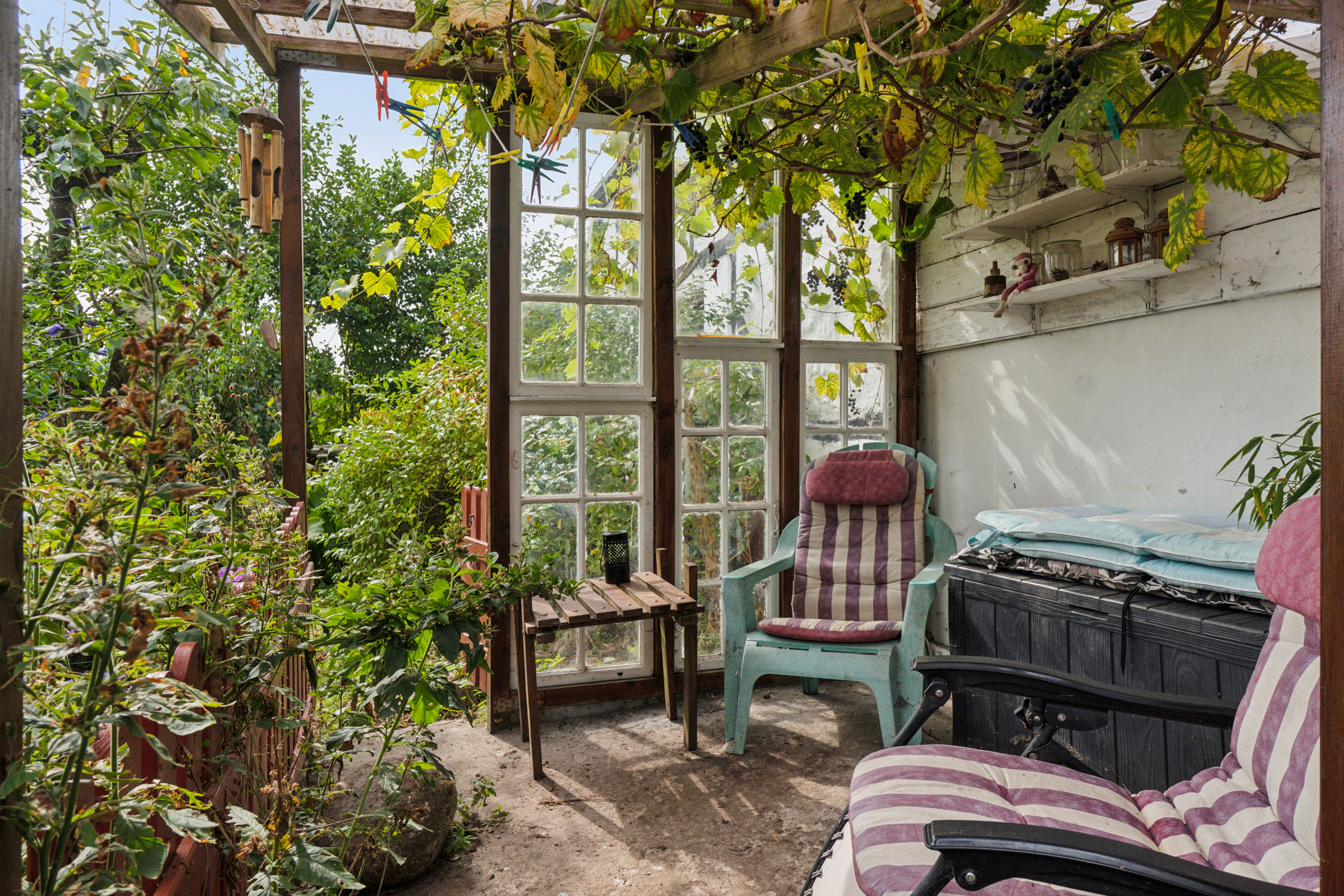 Fremhævet overdækket terrasse billede i fuldskærmstilstand. Billede af Bøllemosen 10, 5771 Stenstrup