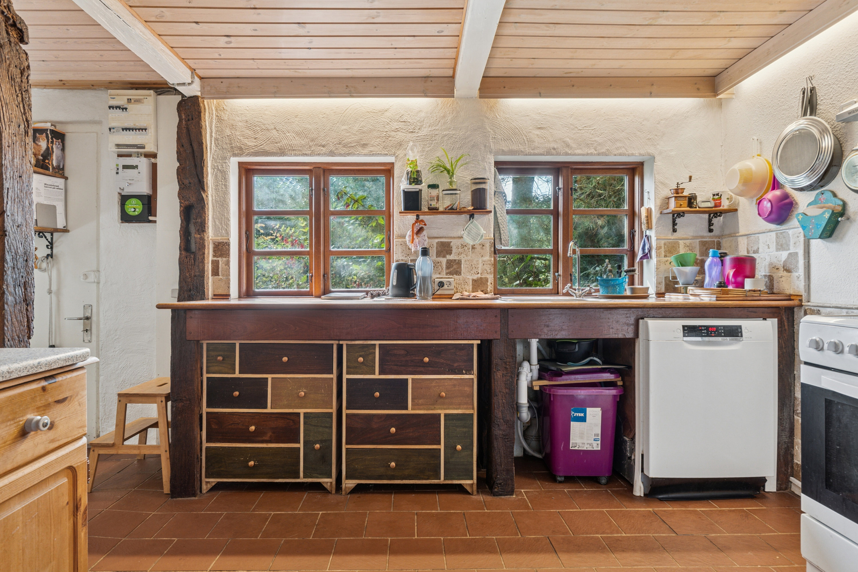 Fremhævet køkken billede i fuldskærmstilstand. Billede af Bøllemosen 10, 5771 Stenstrup