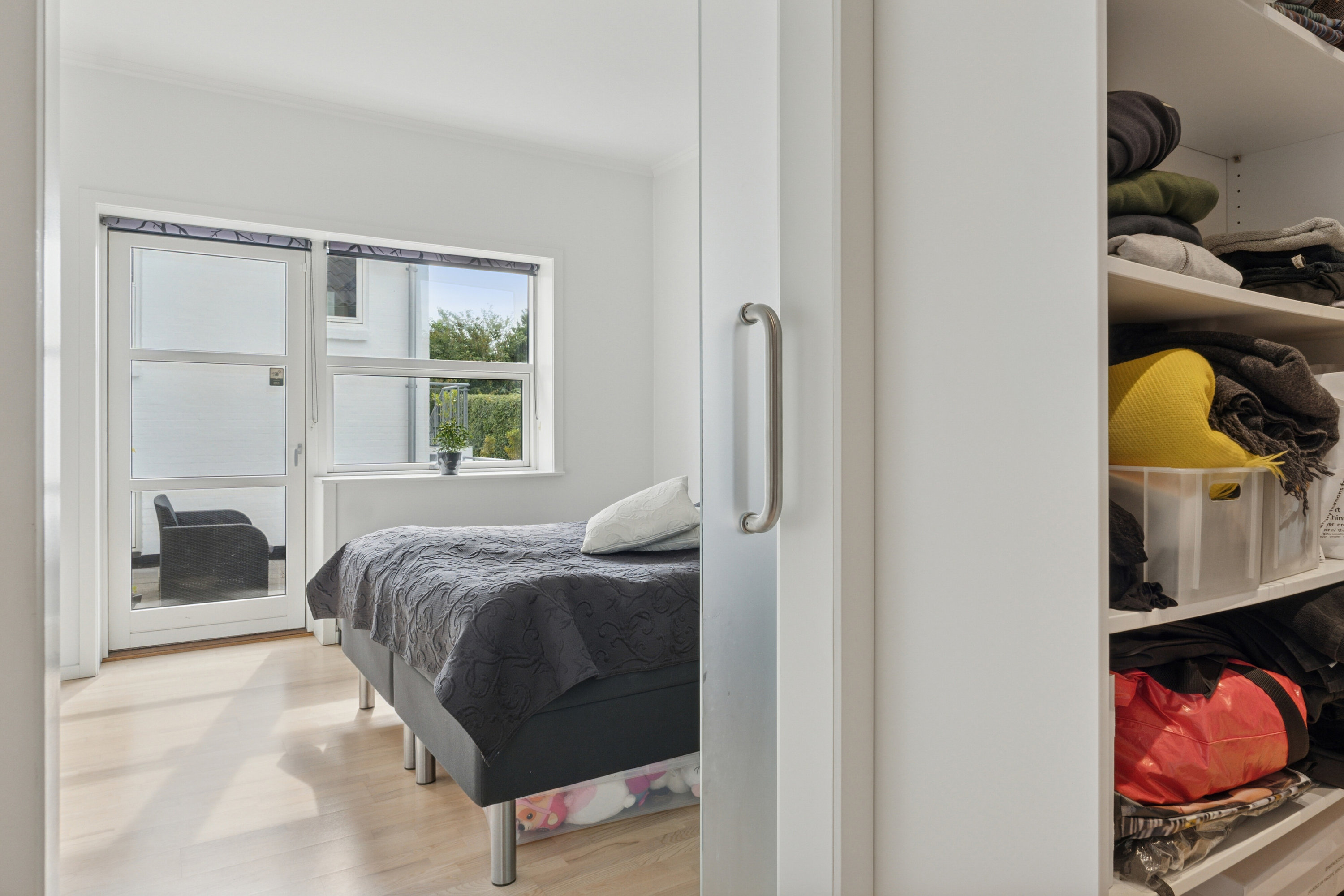 Fremhævet soveværelse billede i fuldskærmstilstand. Billede af Frejasvej 6, 9800 Hjørring