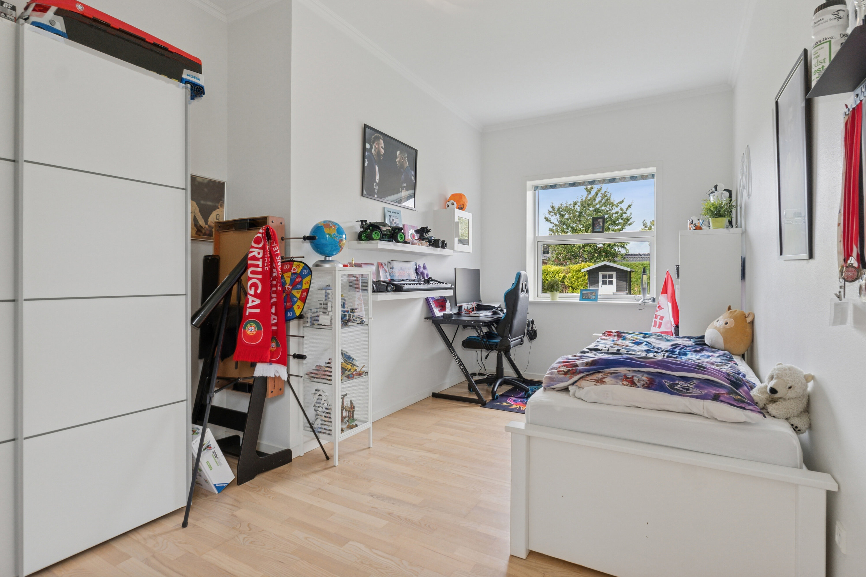 Fremhævet soveværelse billede i fuldskærmstilstand. Billede af Frejasvej 6, 9800 Hjørring