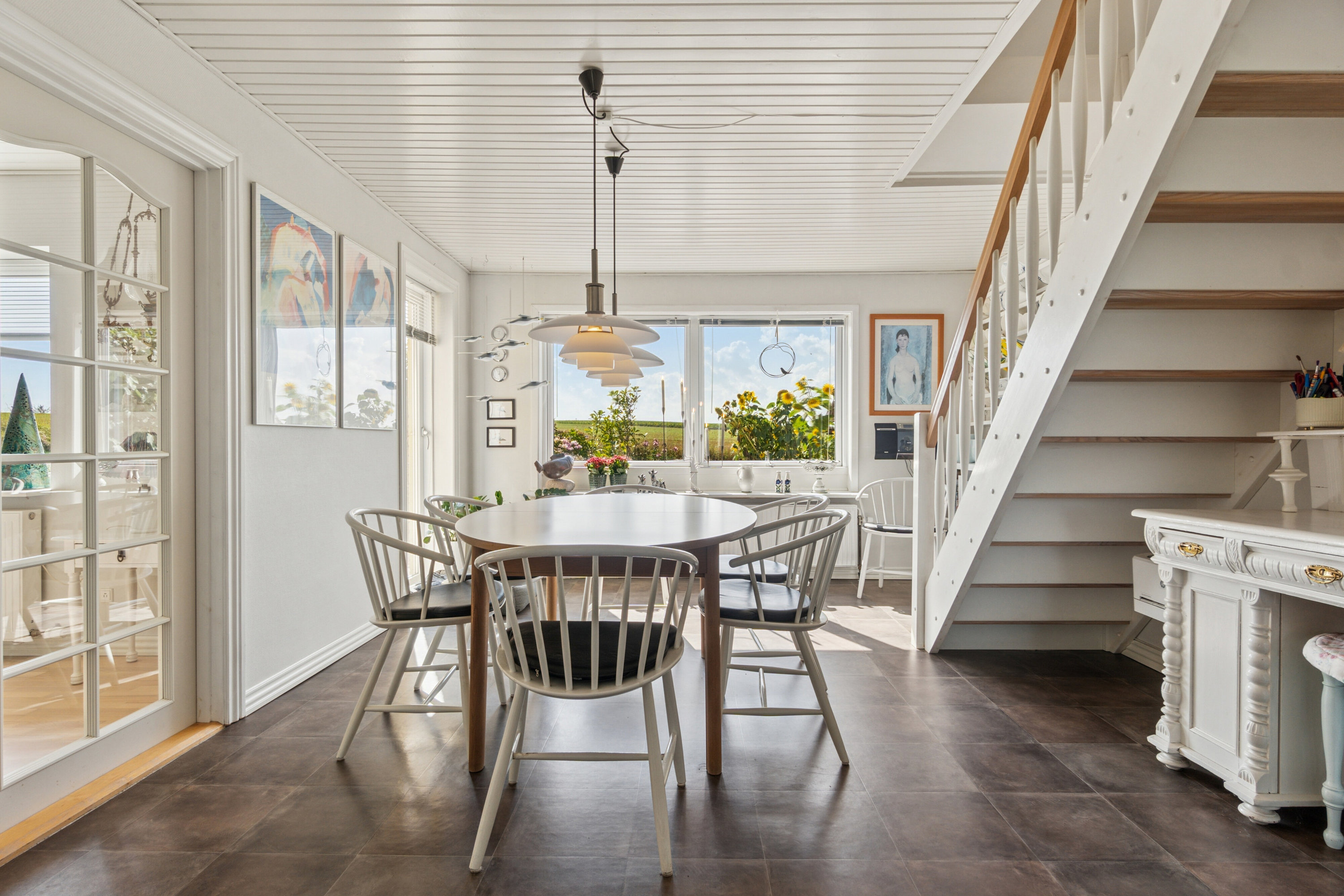 Fremhævet spisestue billede i fuldskærmstilstand. Billede af Frimervej 1, 7742 Vesløs