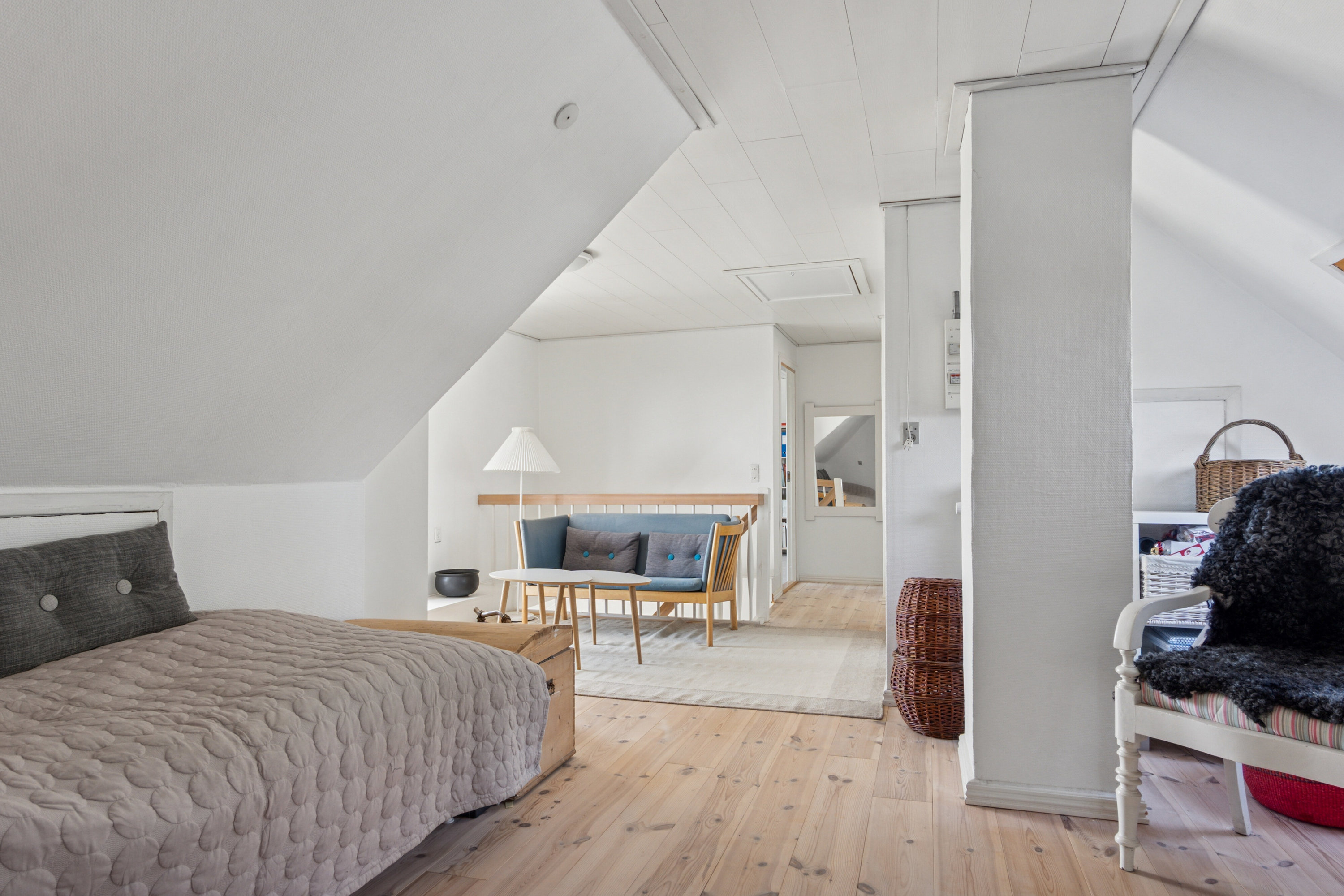 Fremhævet soveværelse billede i fuldskærmstilstand. Billede af Frimervej 1, 7742 Vesløs