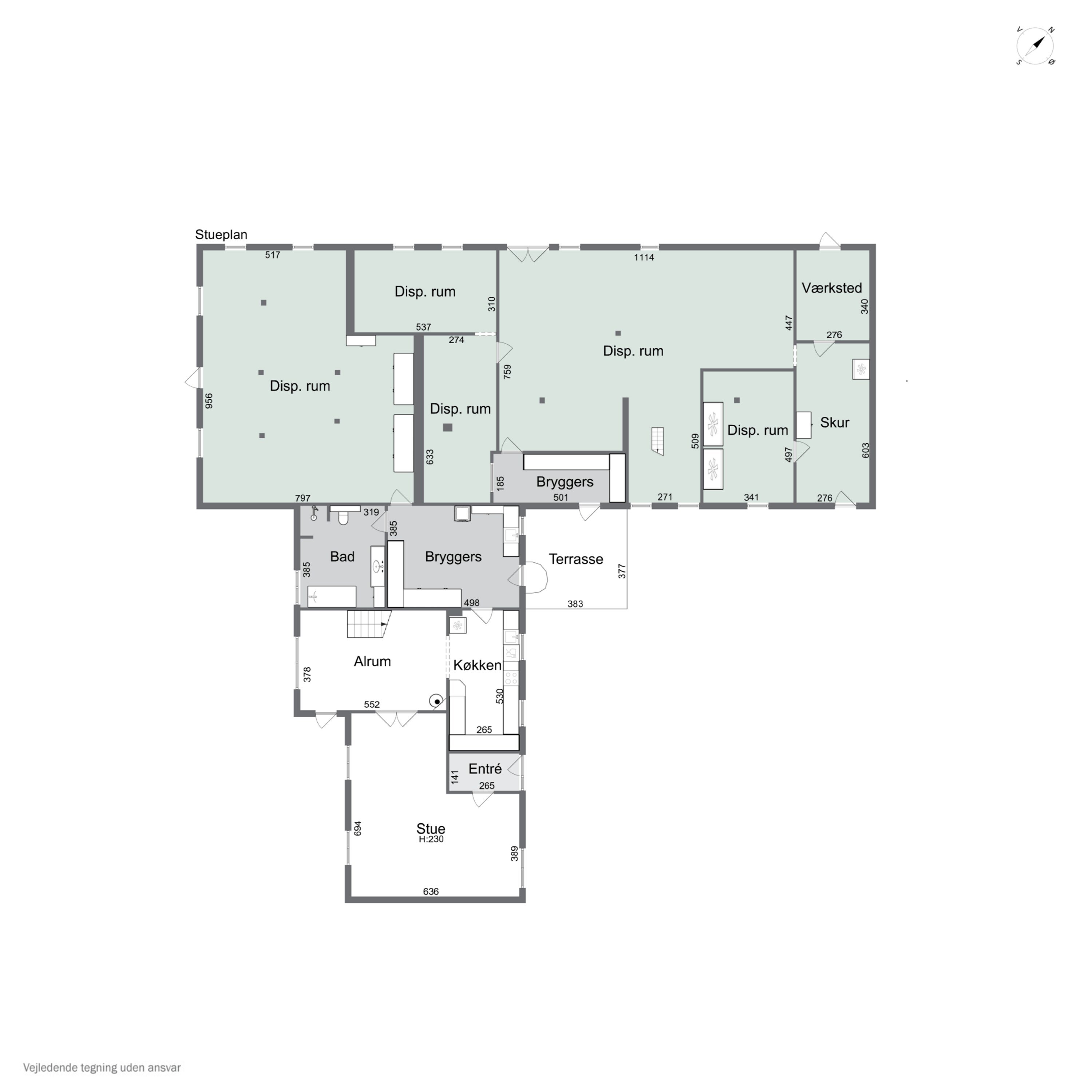 Plantegninger billede af Frimervej 1, 7742 Vesløs