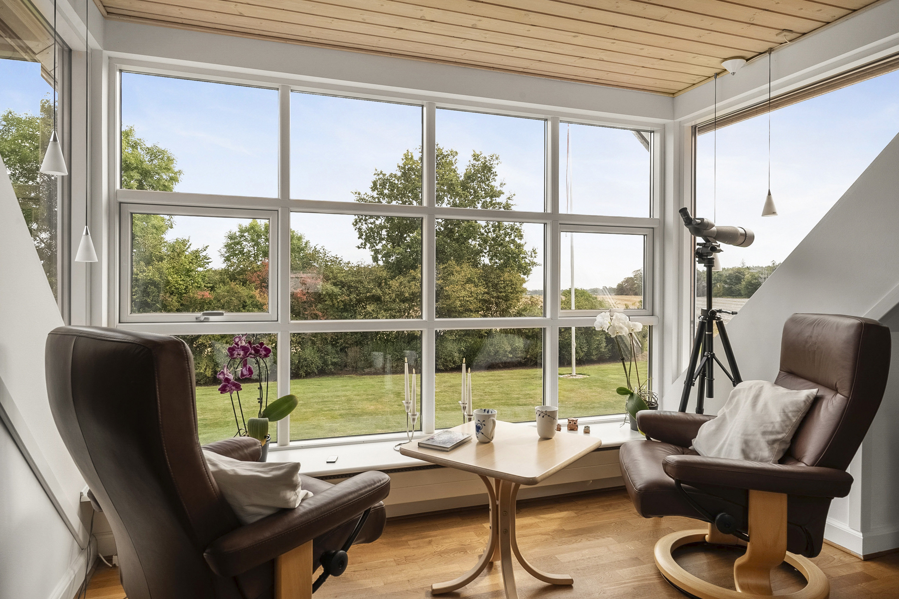 Fremhævet stue billede i fuldskærmstilstand. Billede af Grobshulevej 164, Fensholt, 8300 Odder