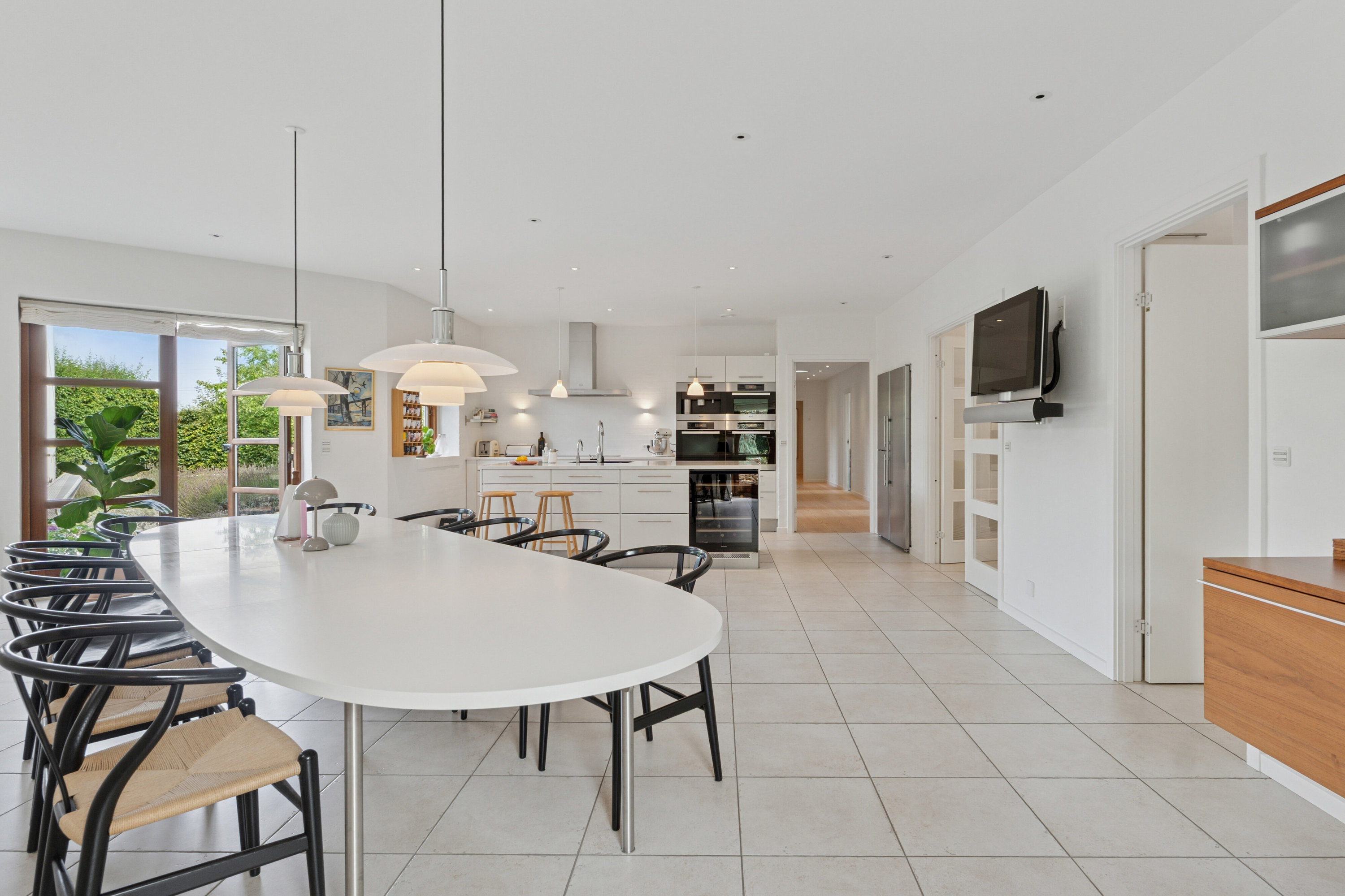 Fremhævet spisestue billede i fuldskærmstilstand. Billede af Mosegårdvej 6, Balslev, 5592 Ejby