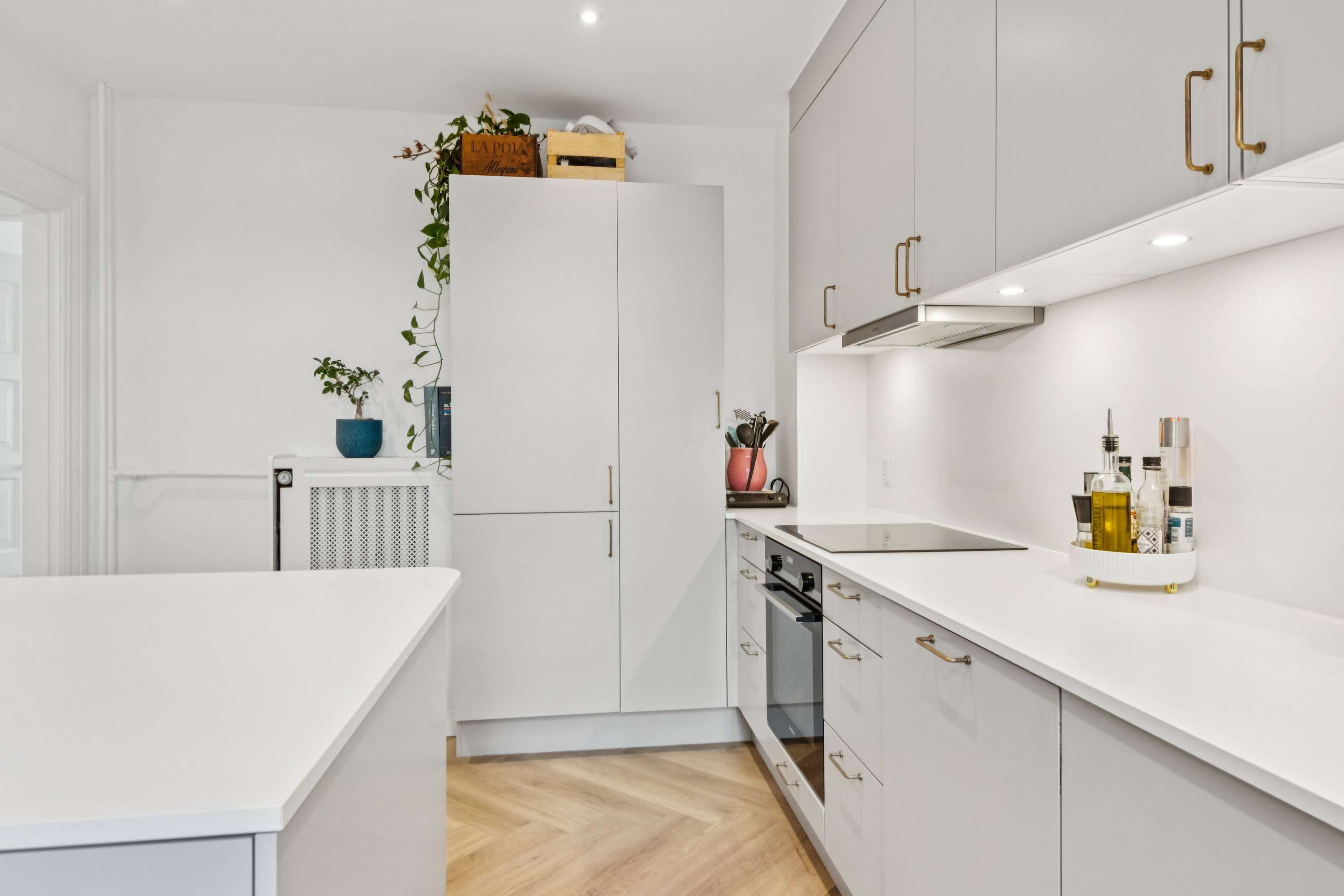 Fremhævet køkken billede i fuldskærmstilstand. Billede af Sønderbro 10, 3. tv., 9000 Aalborg