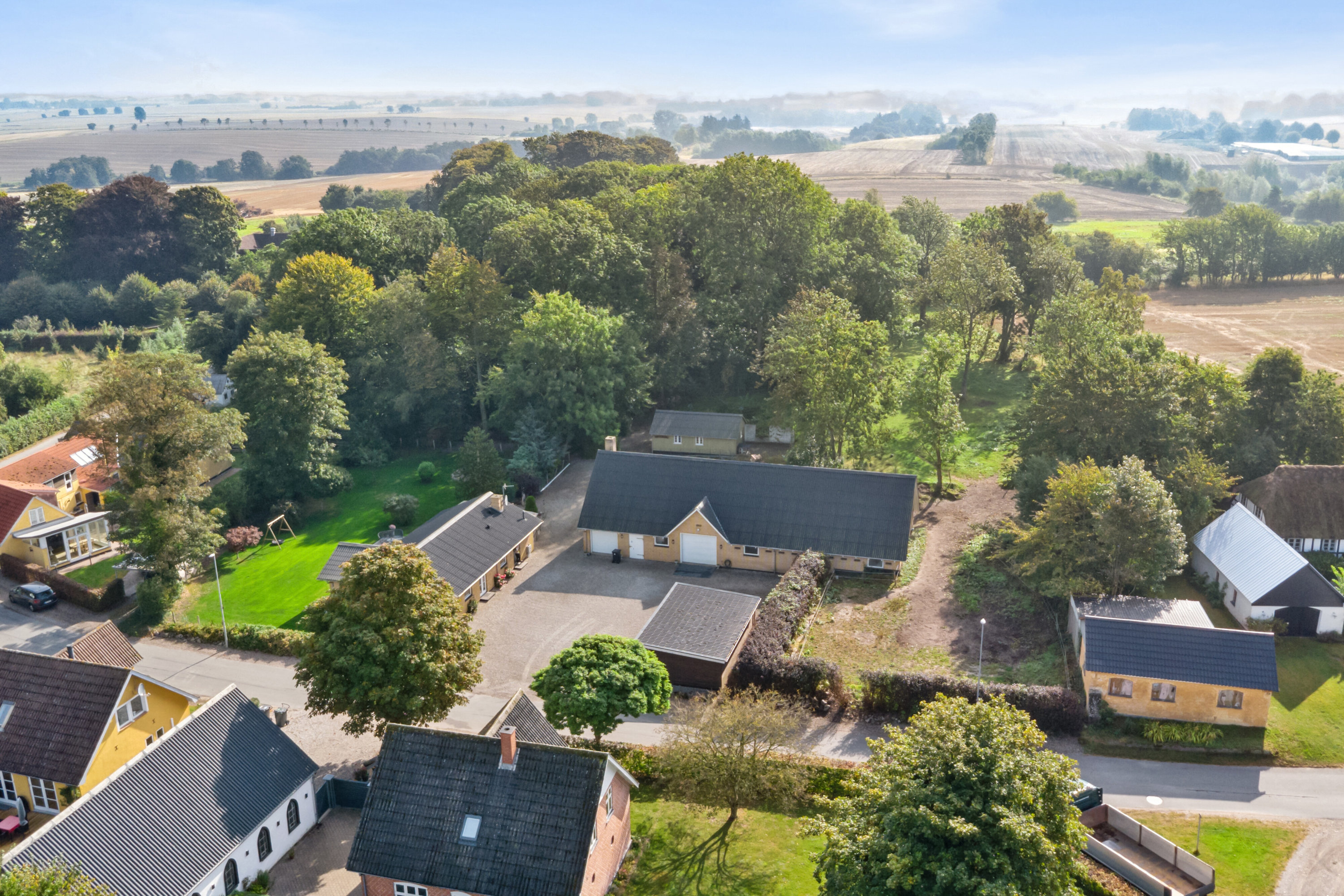 Fremhævet luftfoto billede i fuldskærmstilstand. Billede af Melbyvej 53, Melby, 5471 Søndersø