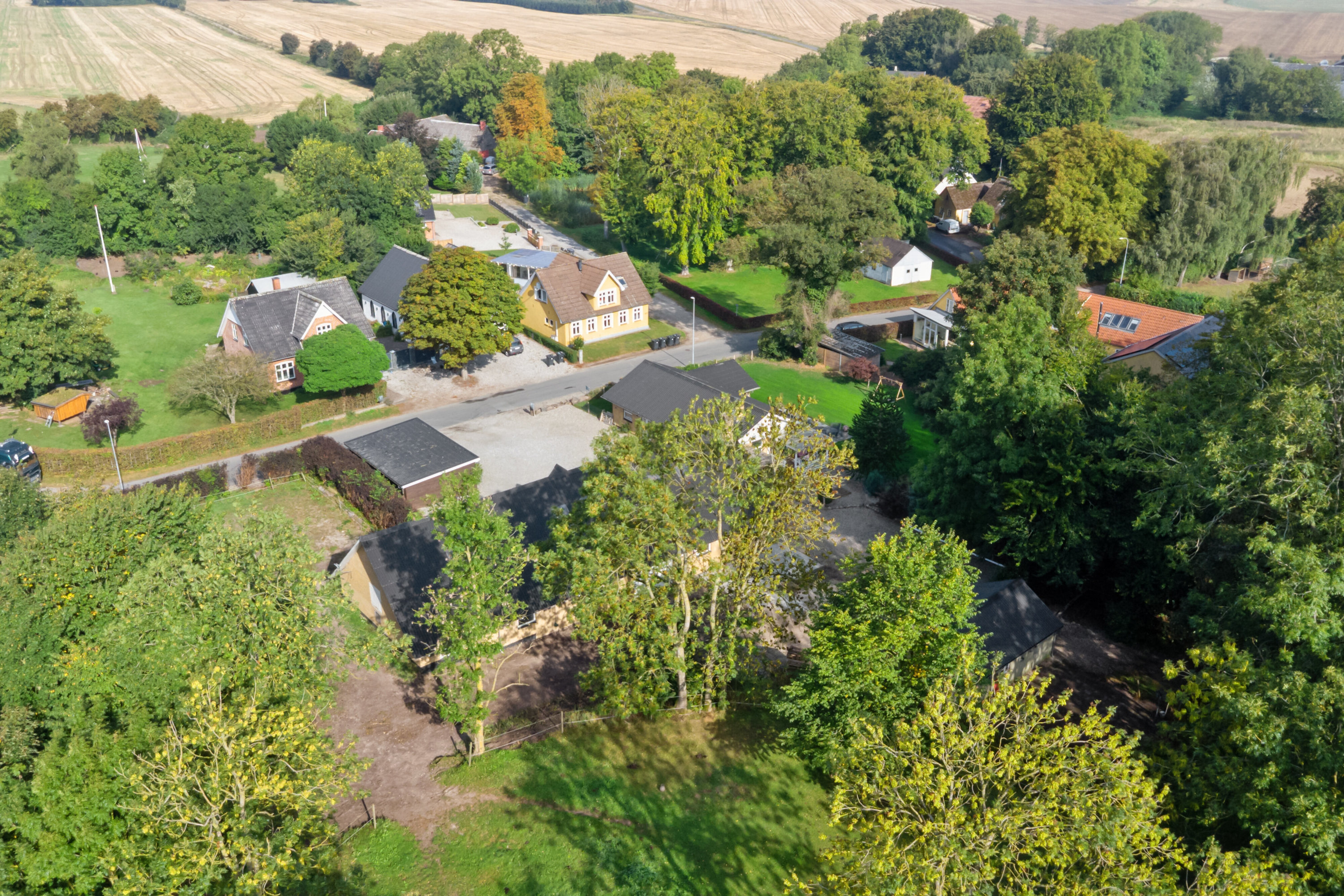 Fremhævet luftfoto billede i fuldskærmstilstand. Billede af Melbyvej 53, Melby, 5471 Søndersø