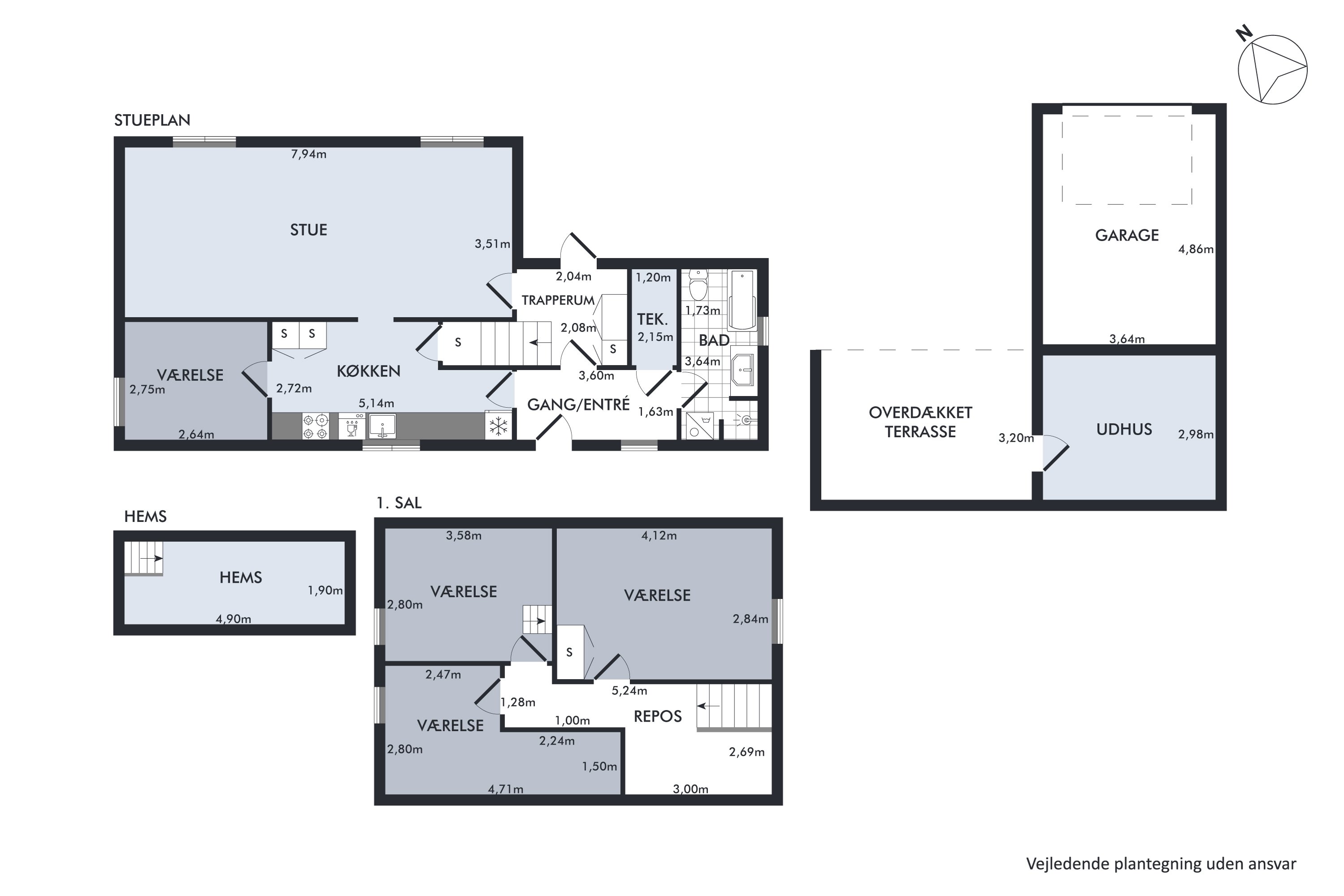 Plantegninger billede af Tøjstrupvej 3, 8961 Allingåbro