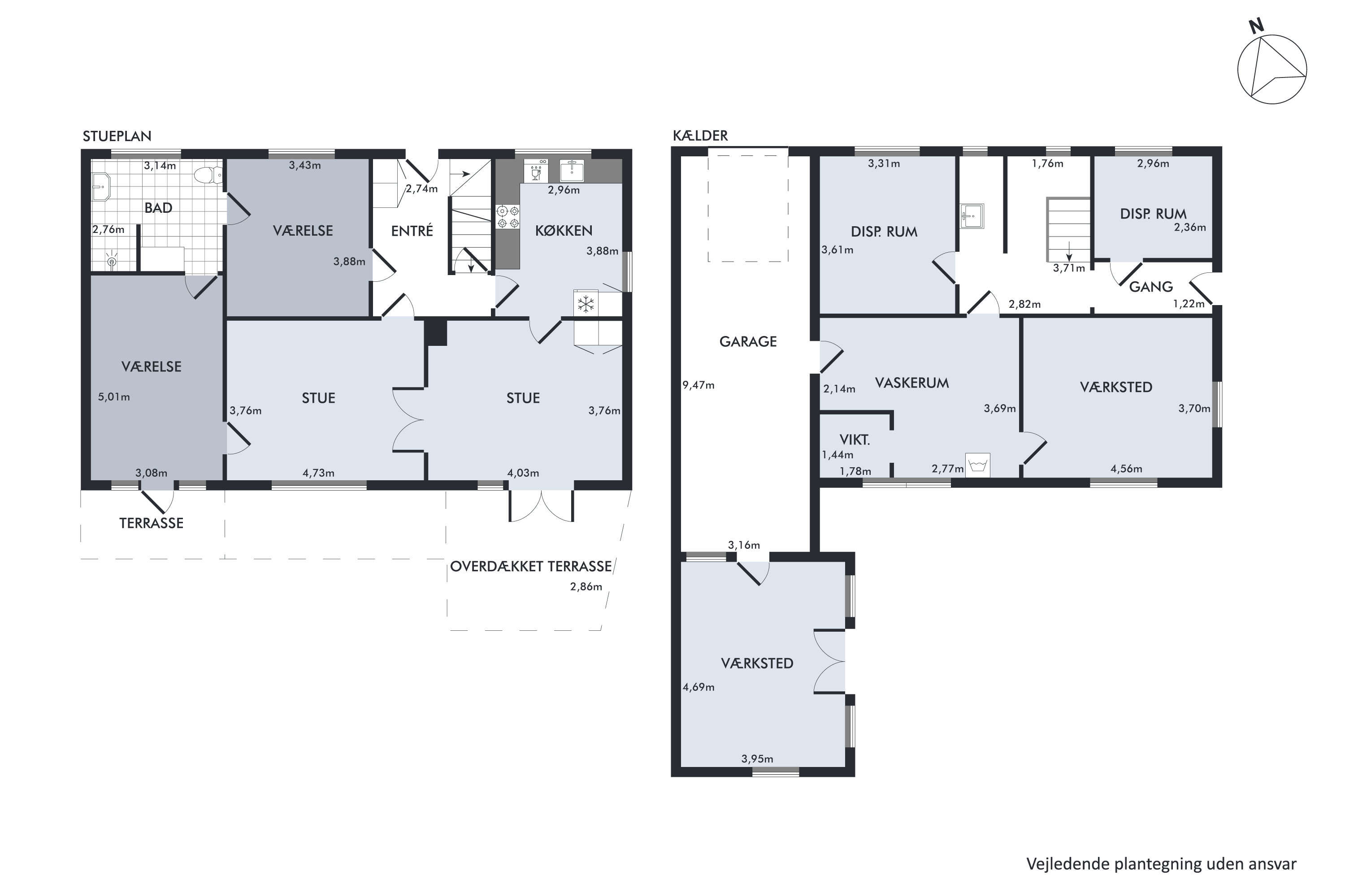 Plantegninger billede af Holmevej 7, st.., 6760 Ribe