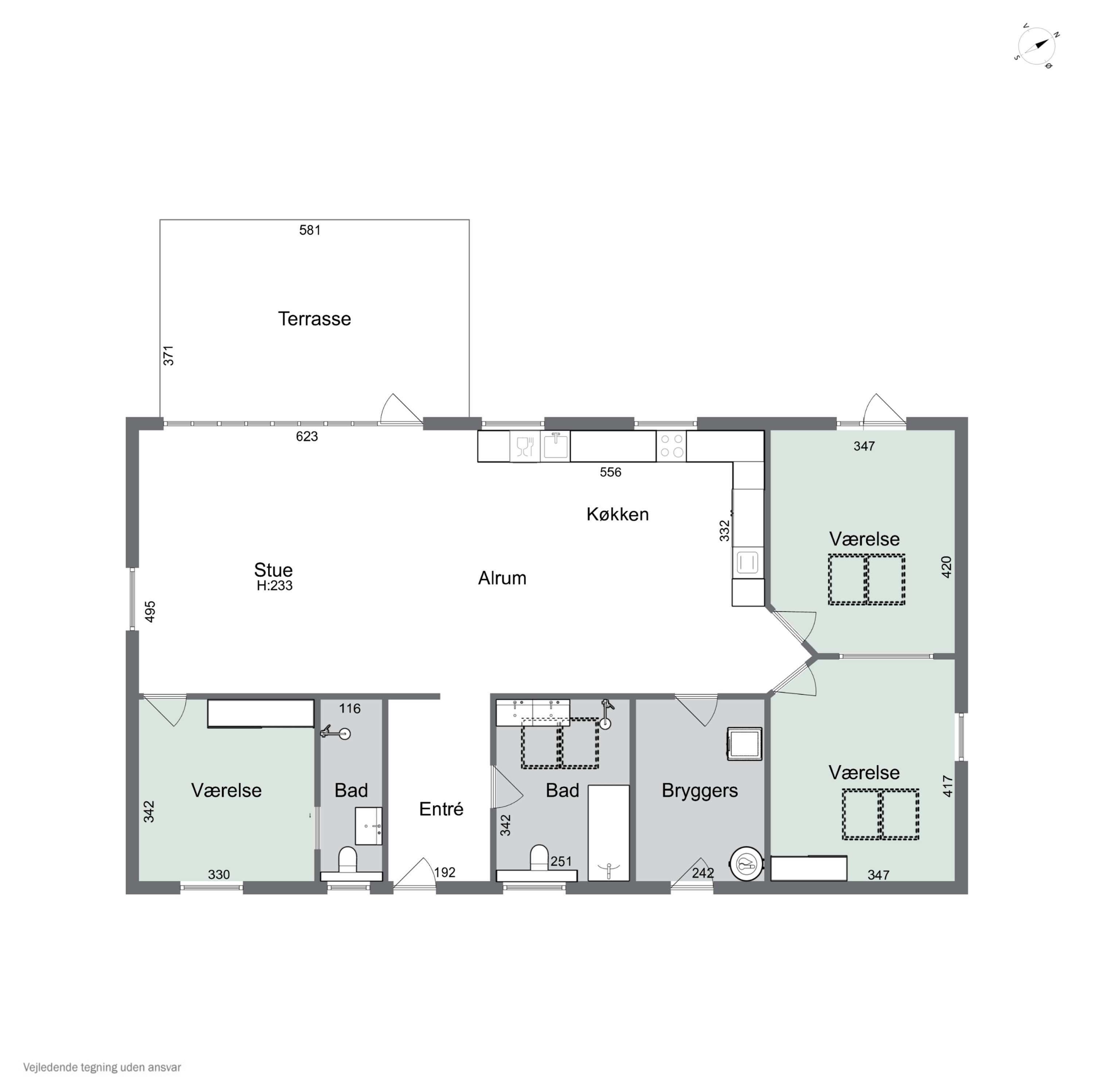Plantegninger billede af Granitvej 33, Fensmark, 4684 Holmegaard