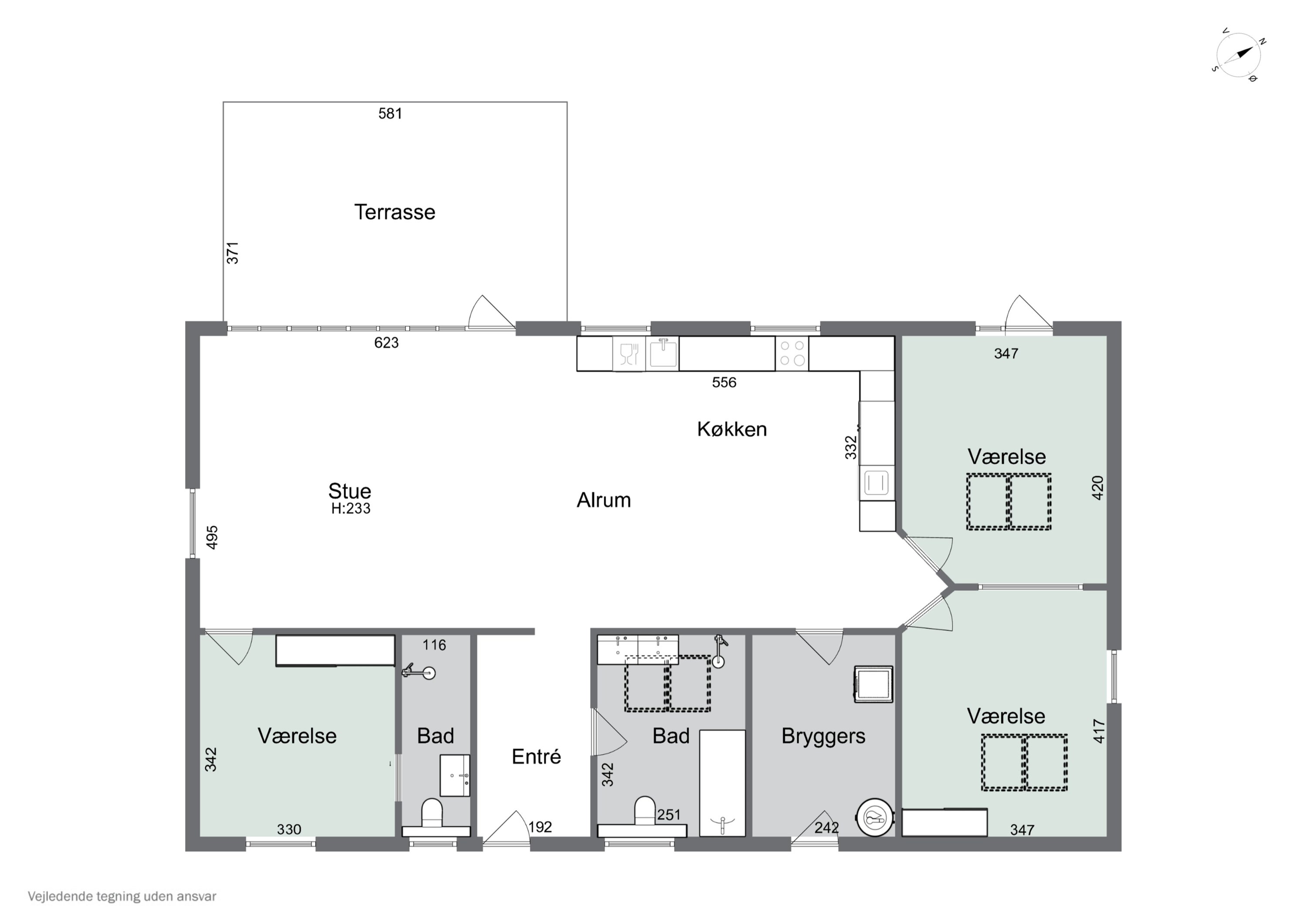 Plantegninger billede af Granitvej 33, Fensmark, 4684 Holmegaard
