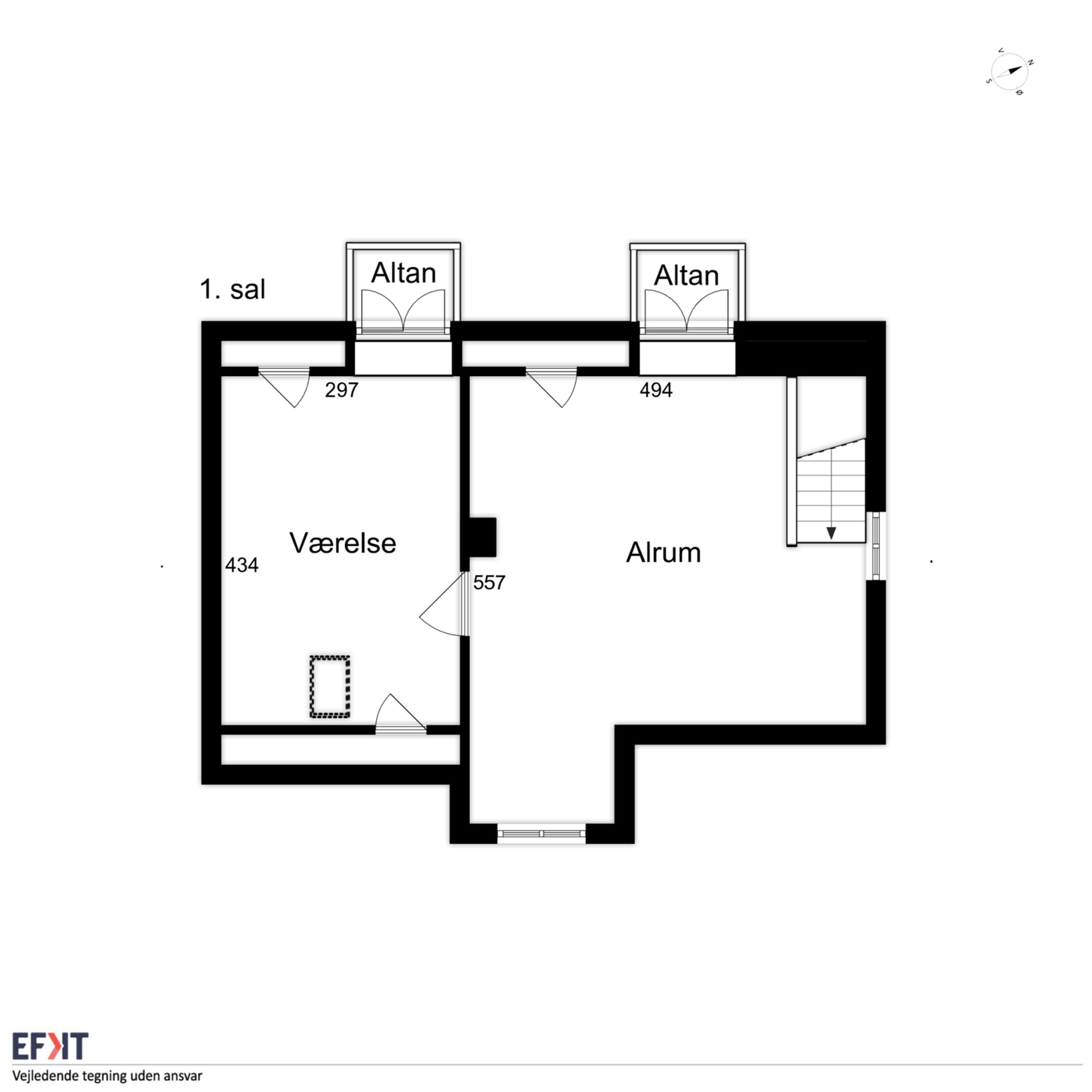 Plantegninger billede af Nordstrandsvej 3A, Lohals, 5953 Tranekær