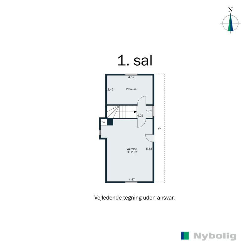Plantegninger billede af Langgade 5, 8350 Hundslund