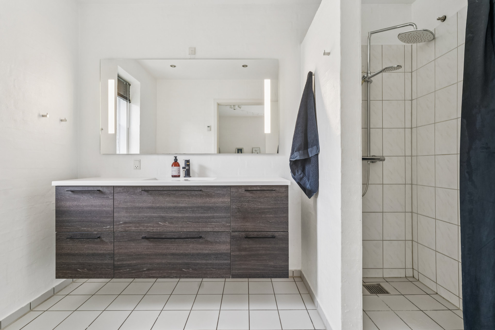 Fremhævet badeværelse billede i fuldskærmstilstand. Billede af Overvænget 26B, 8920 Randers NV